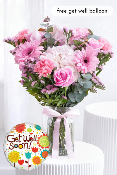 Get Well Pretty Pink - Vase