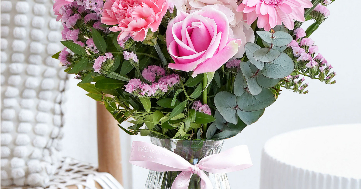 Get Well Pretty Pink - Vase | IE Delivery– Flowers.ie