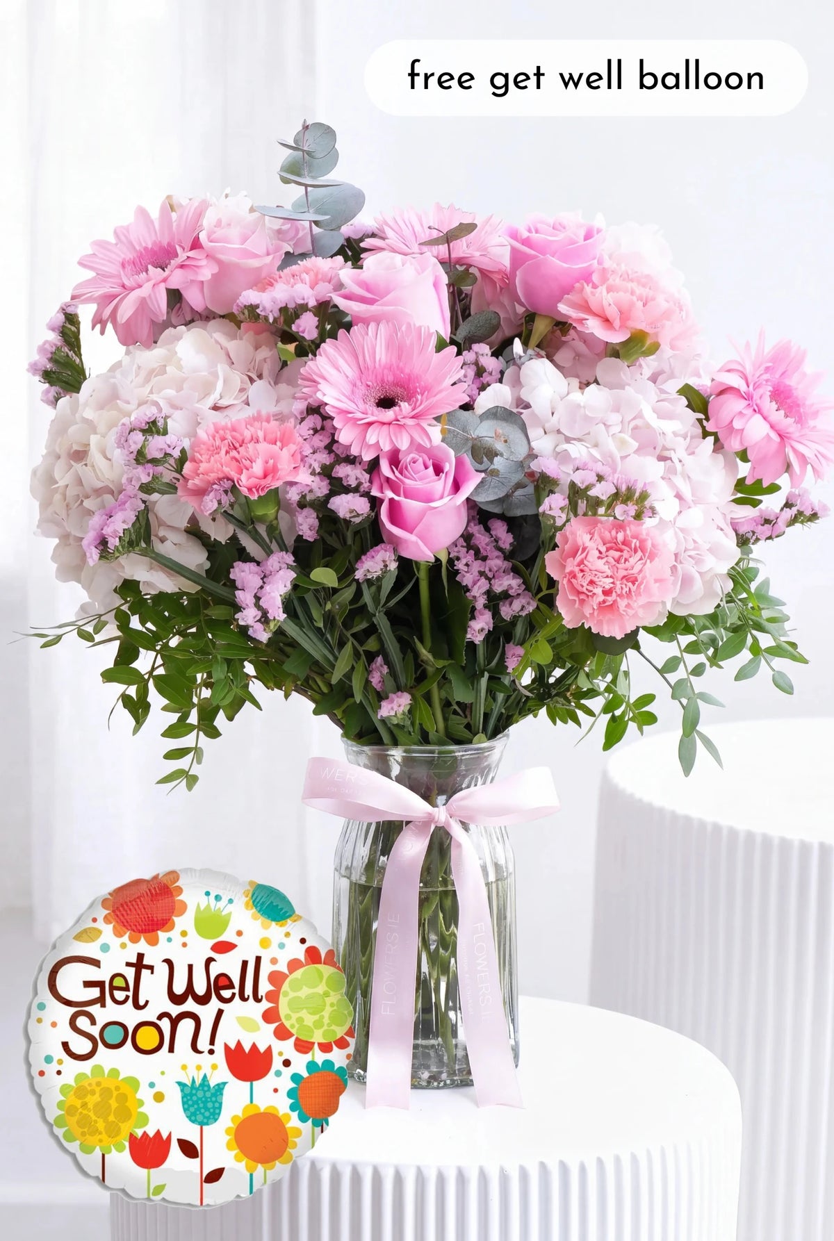 Get Well Pretty Pink - Vase