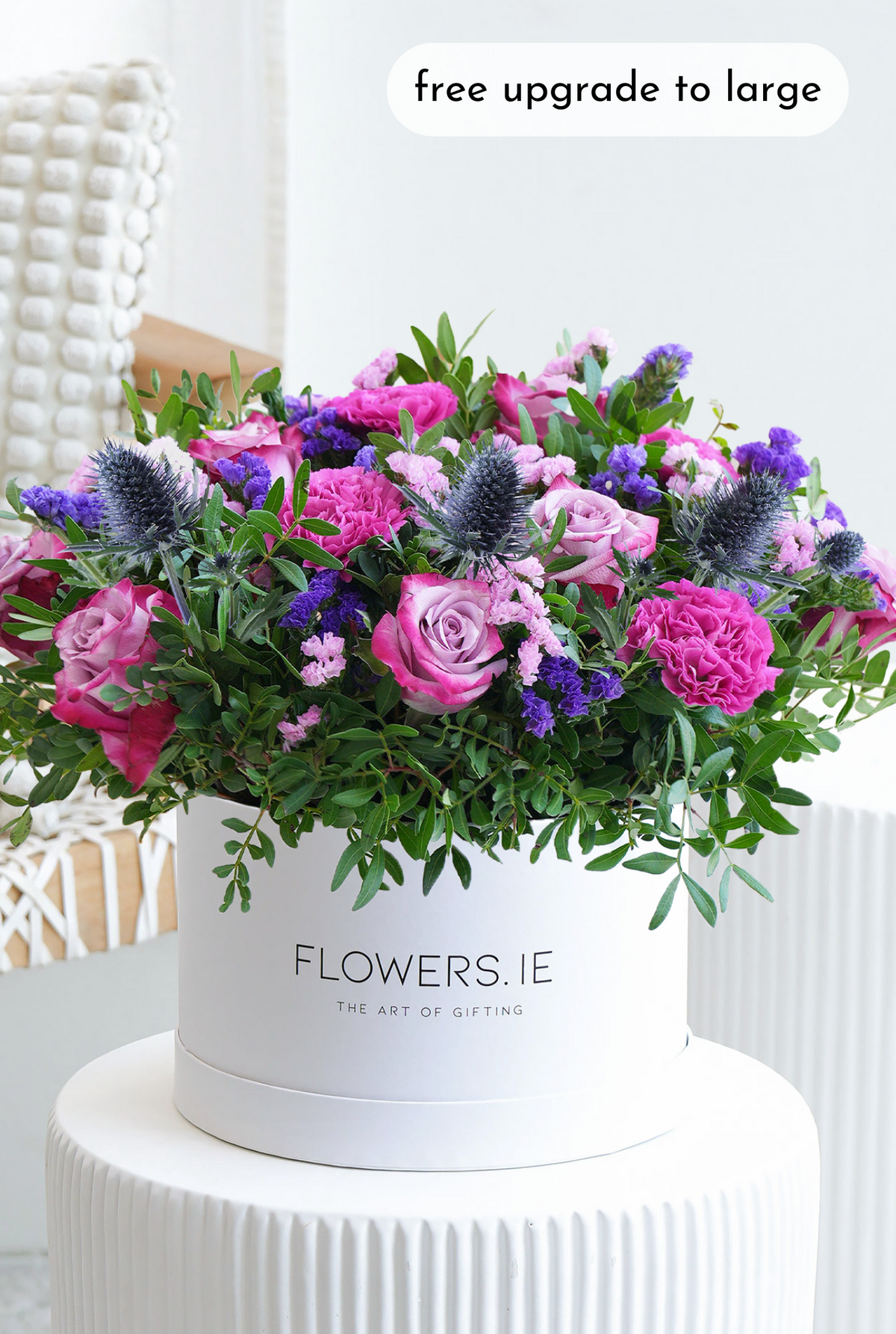 Lavender Floral - Hatbox