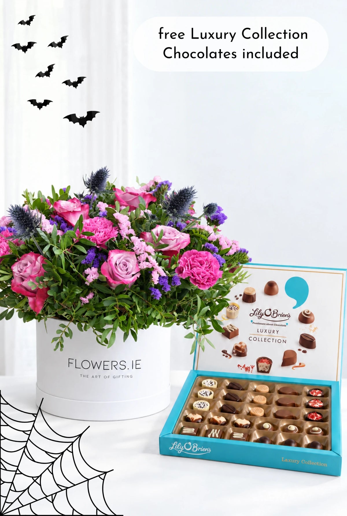 Lavender Floral - Hatbox