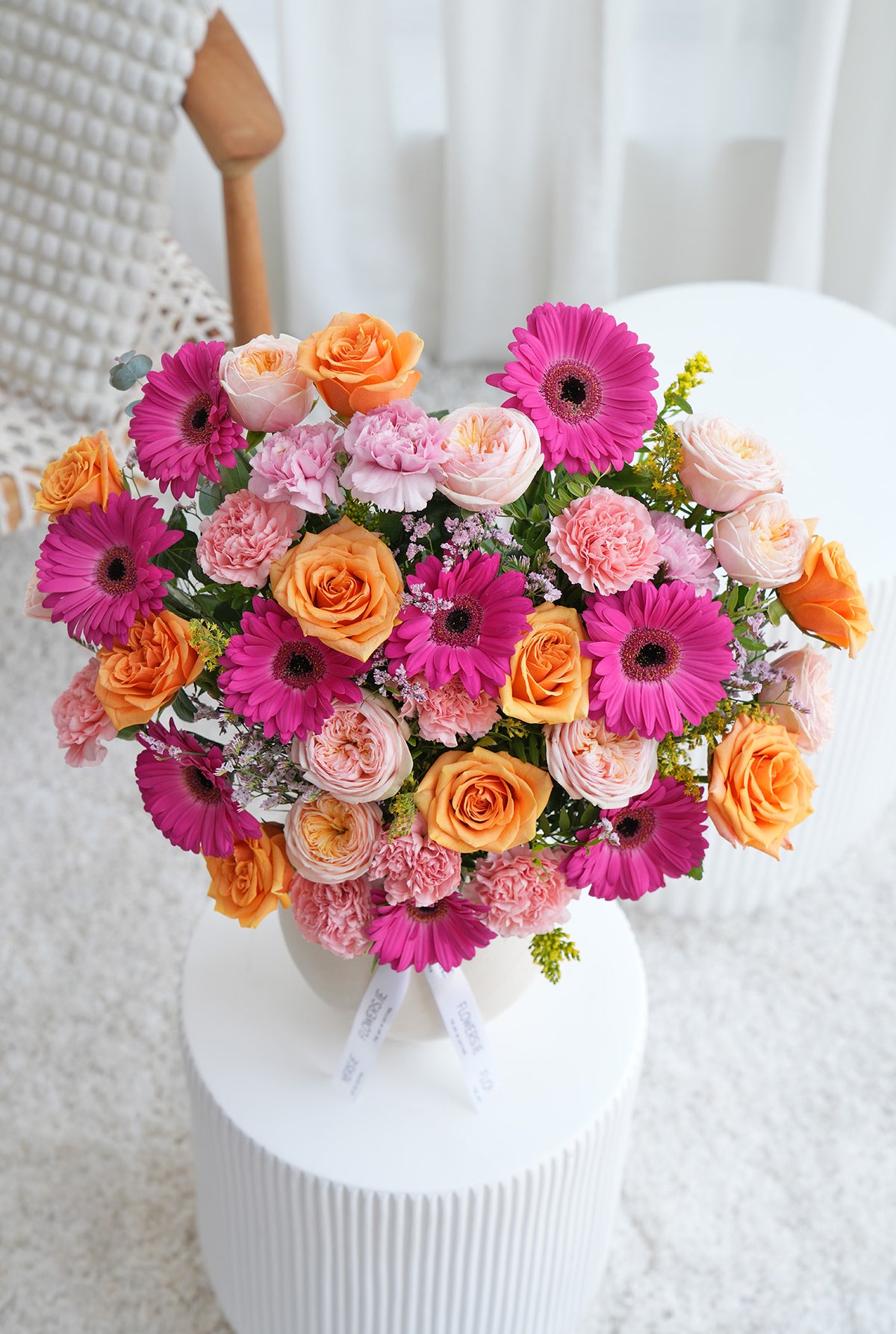 Wonderfully Honey Blush - Ceramic Vase