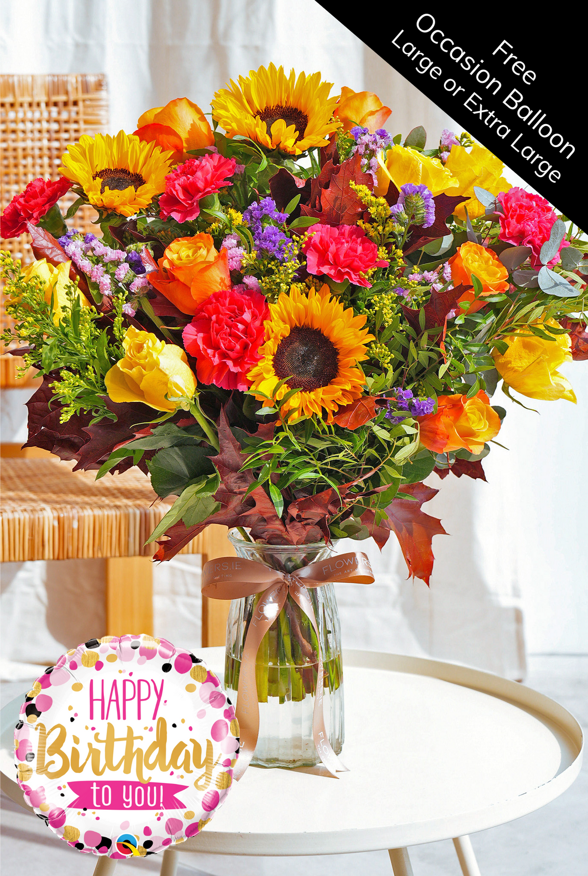 Birthday Autumn Vibrant - Vase