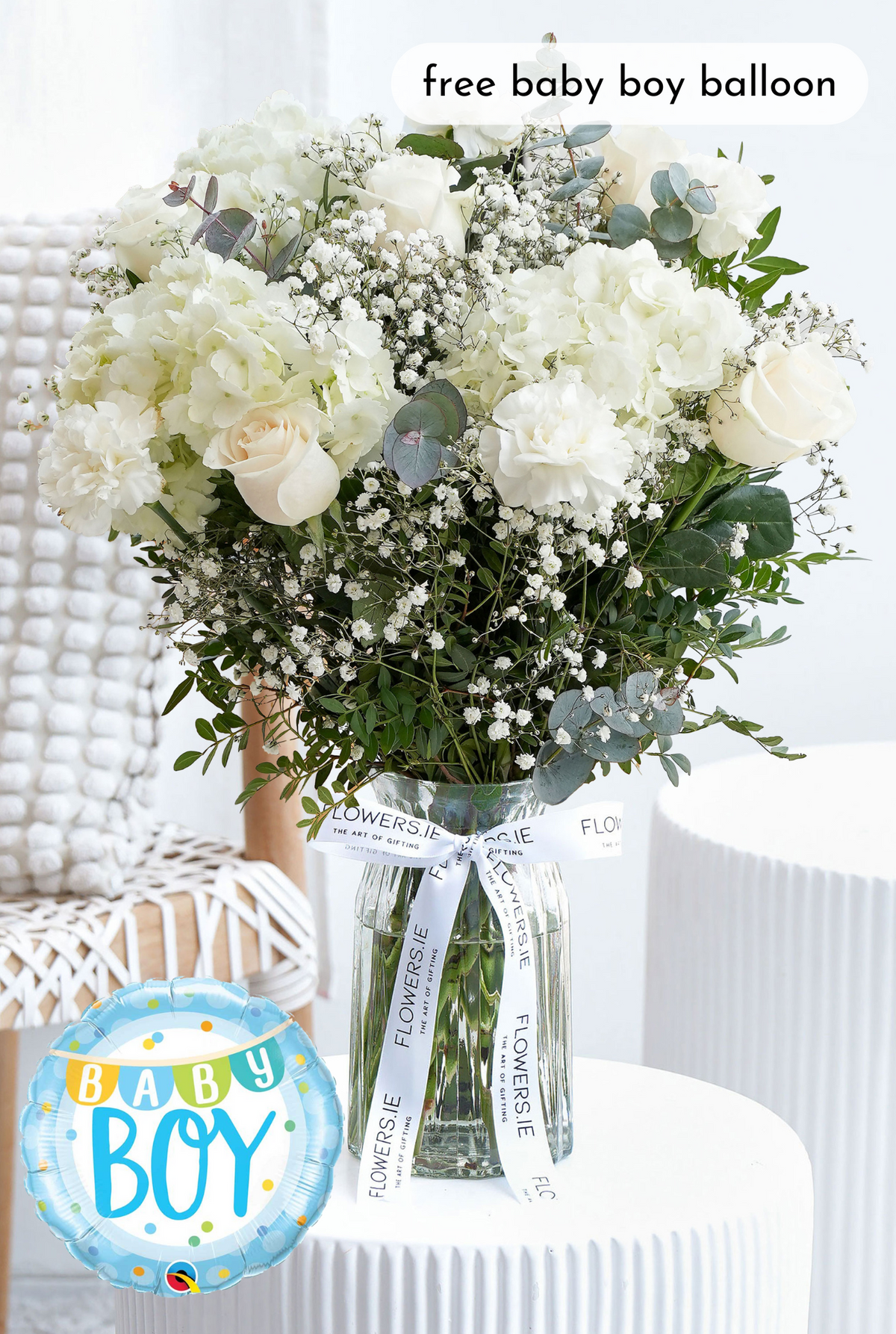 New Baby Perfect White - Vase