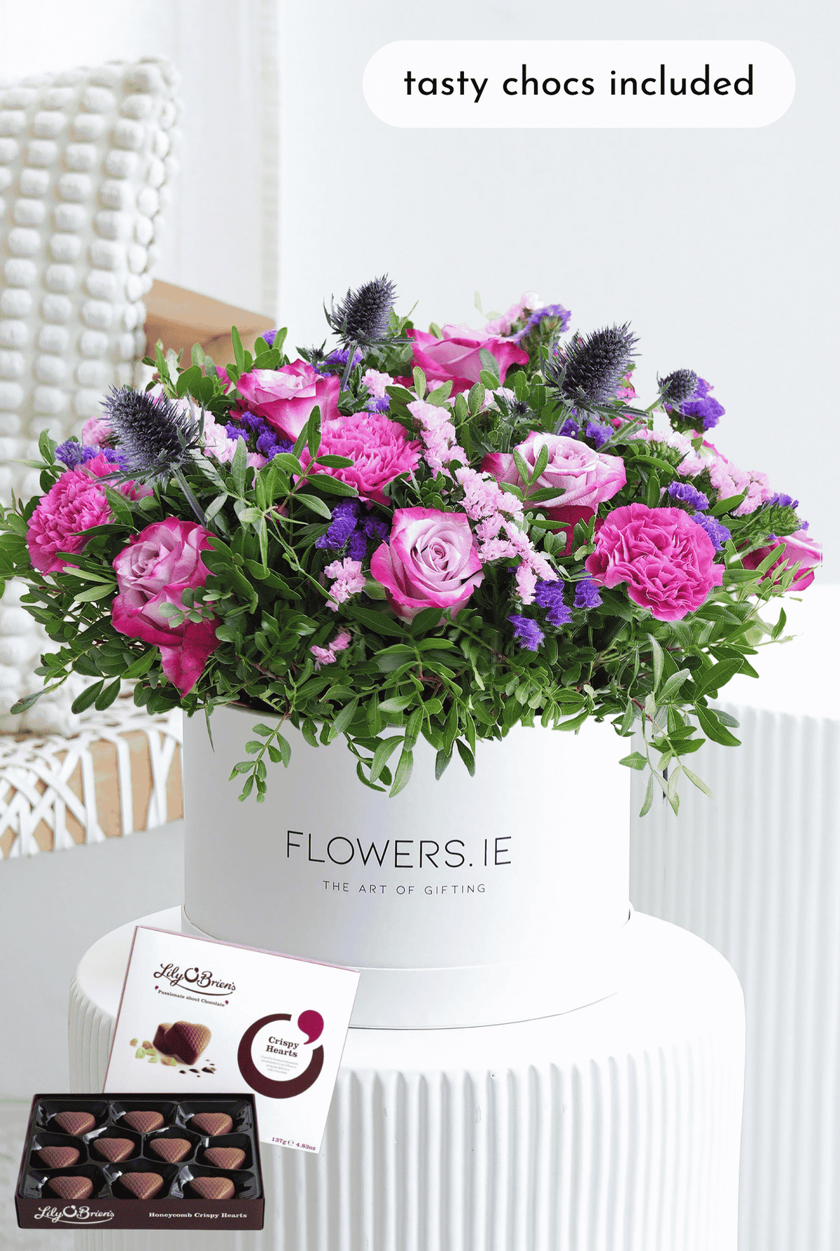 Father's Day Lavender Floral - Hatbox