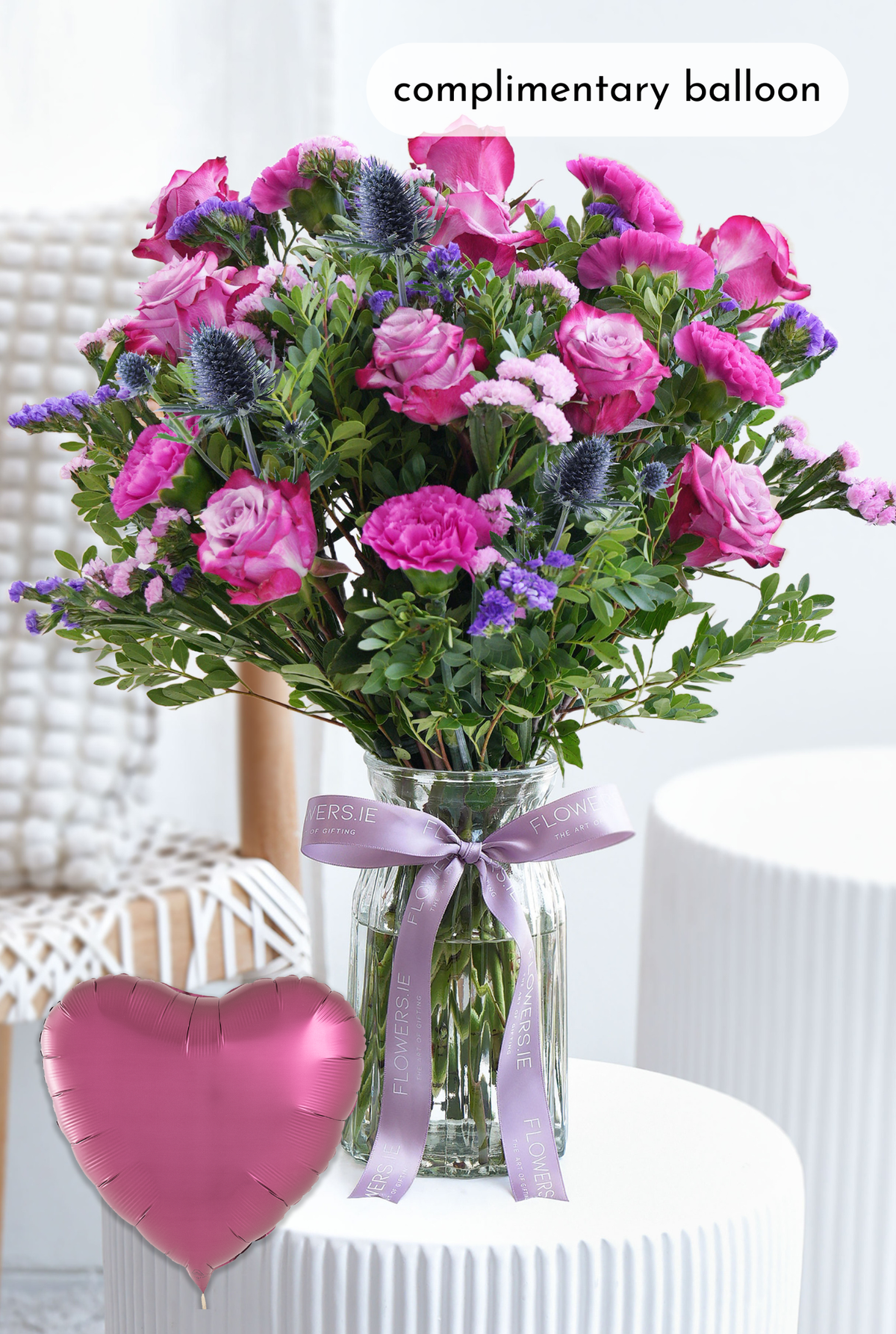 Lavender Floral - Vase