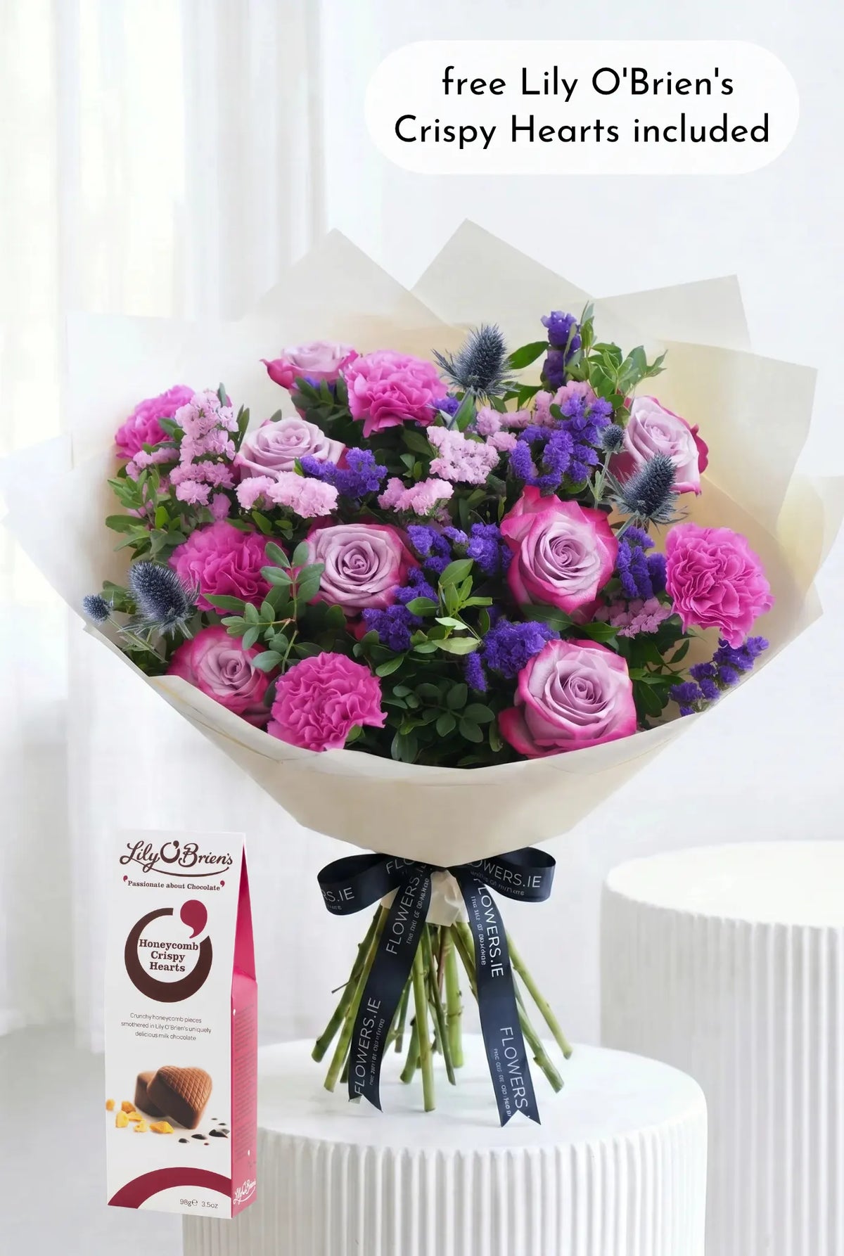 Graduation Lavender Floral - Hand-tied