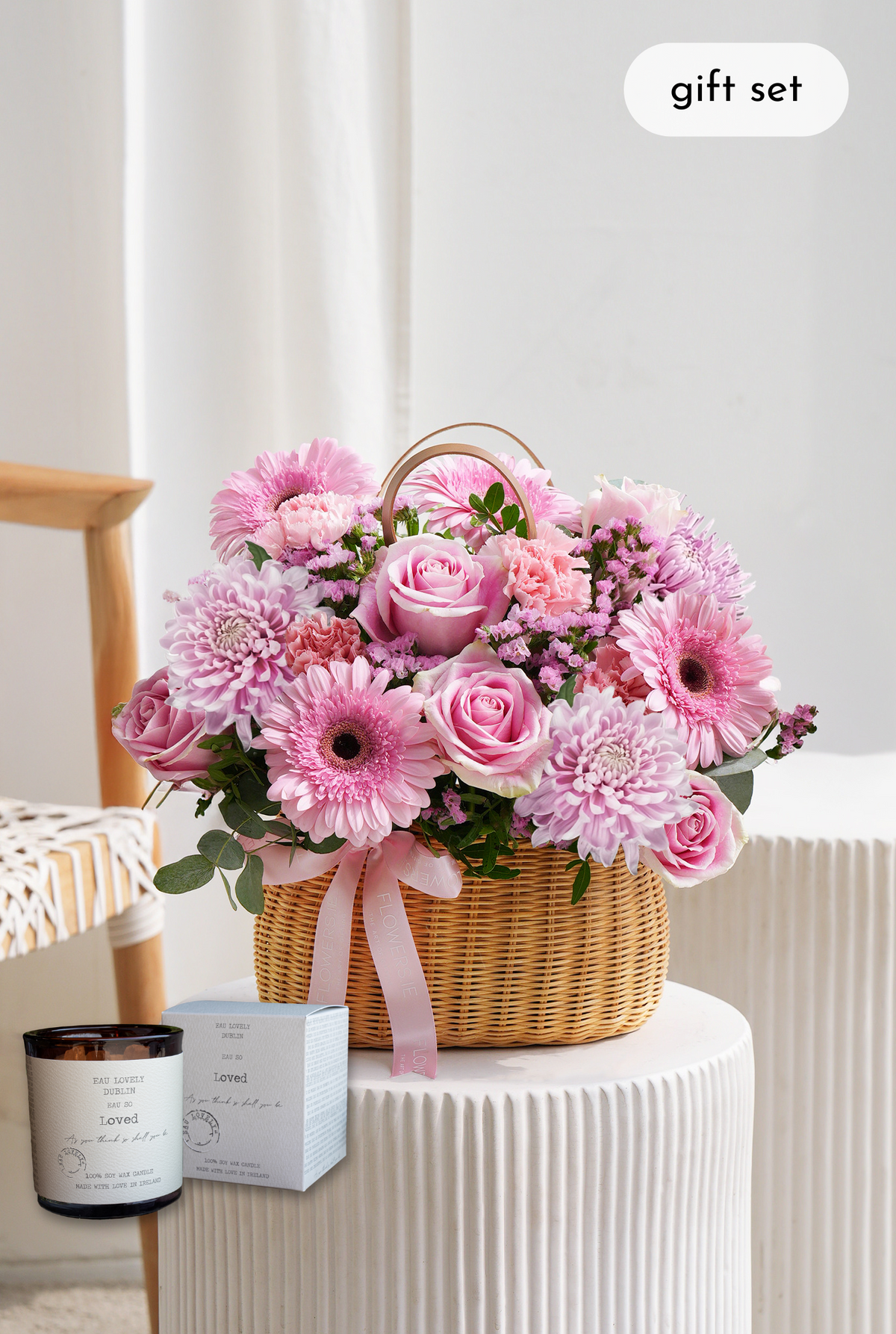 Pink Delight - Basket