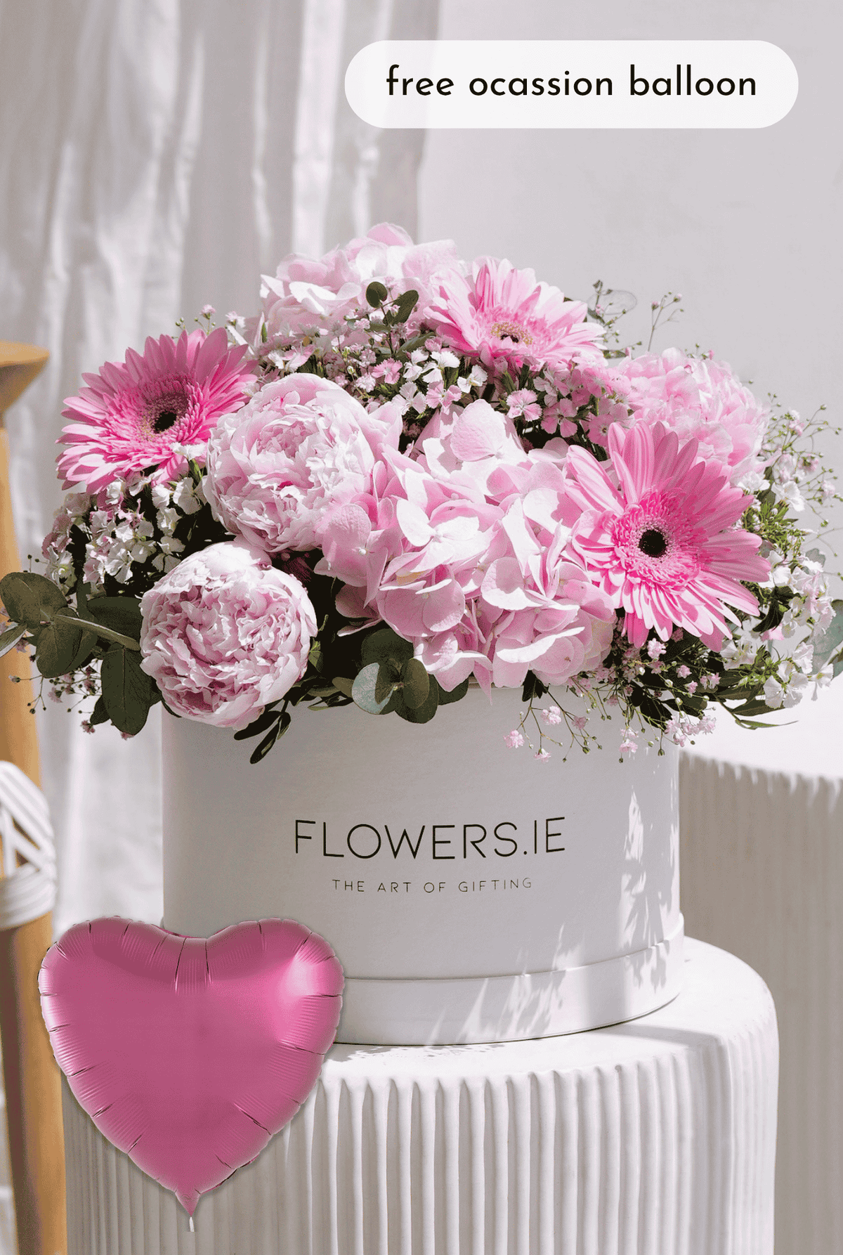 Peony Pretty Pink - Hatbox