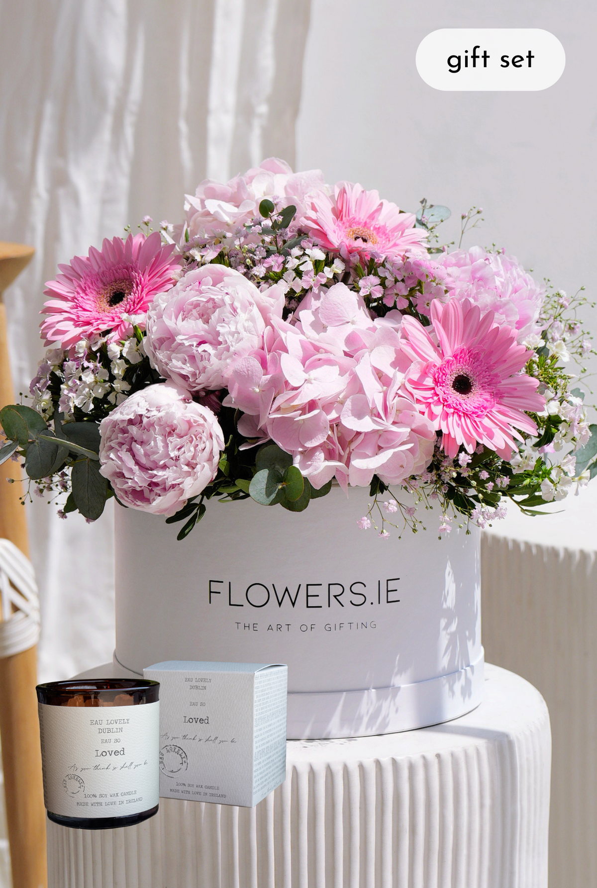 Peony Pretty Pink - Hatbox Gift Set