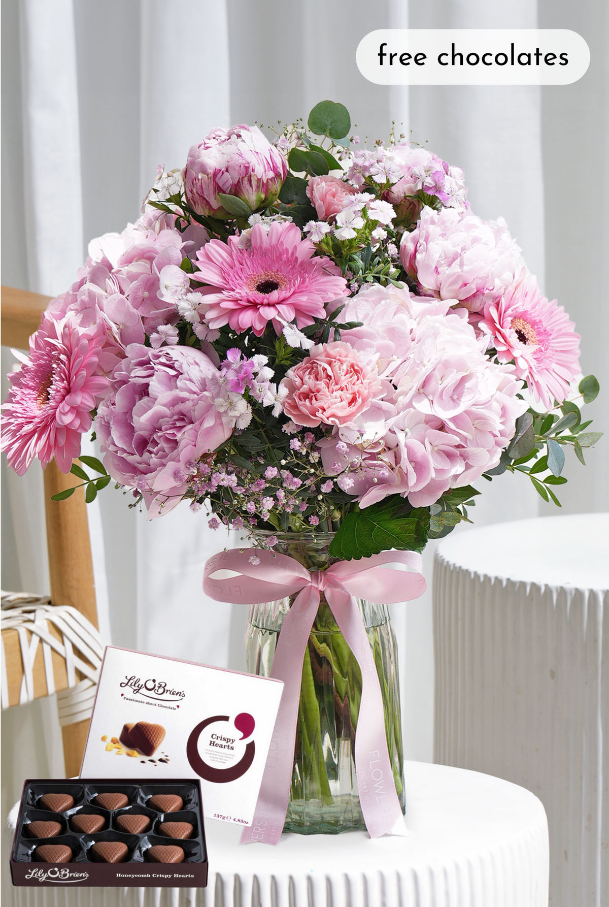 Thank You Peony Pretty Pink - Vase