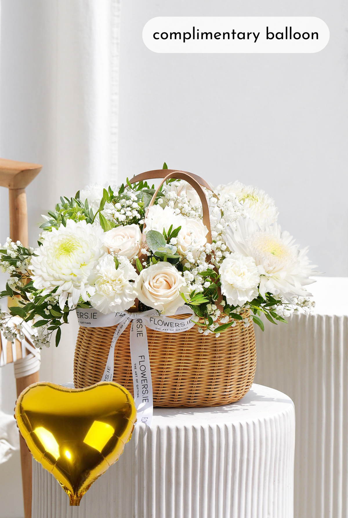 White Serenity - Basket