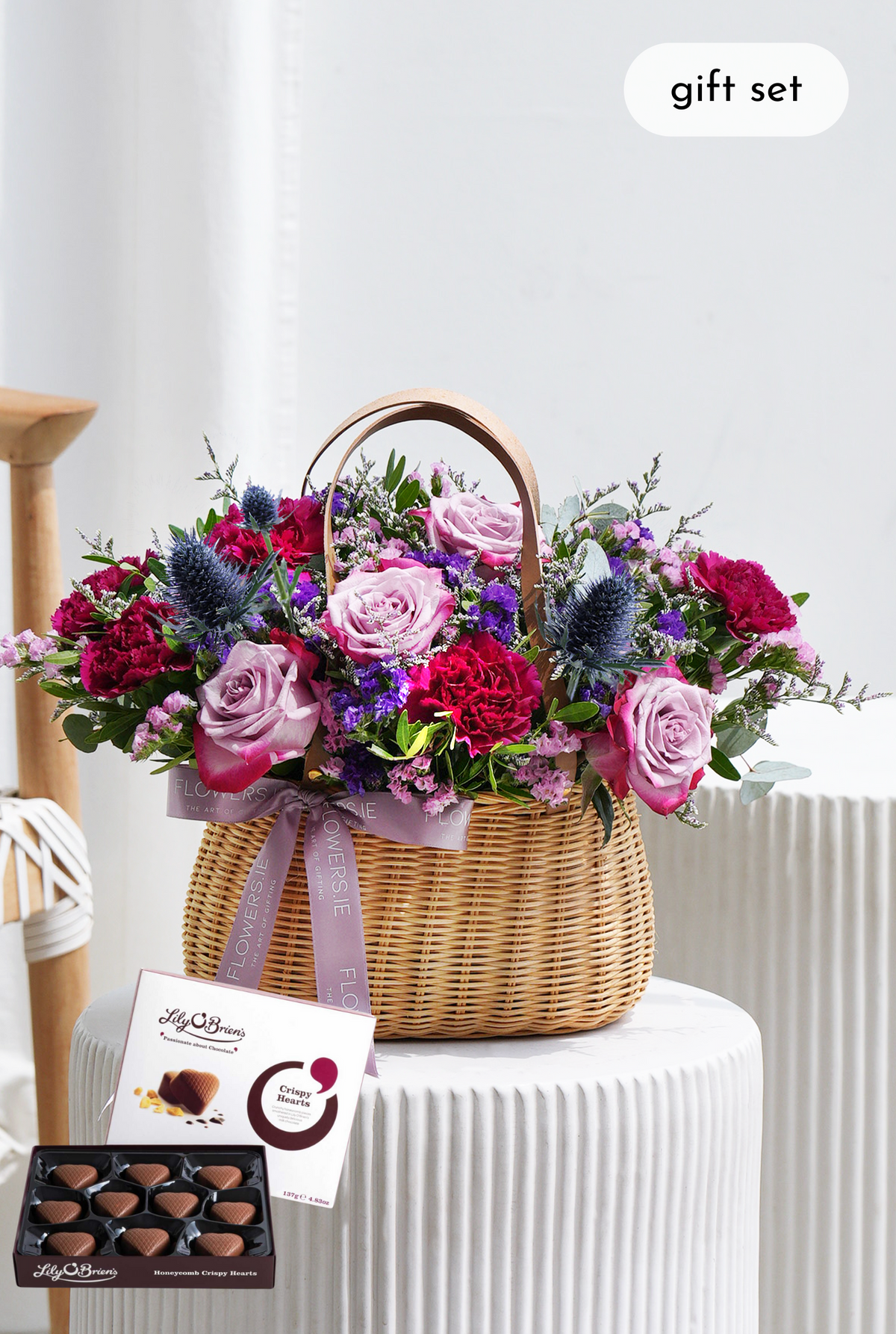 Birthday Lavender Floral - Basket