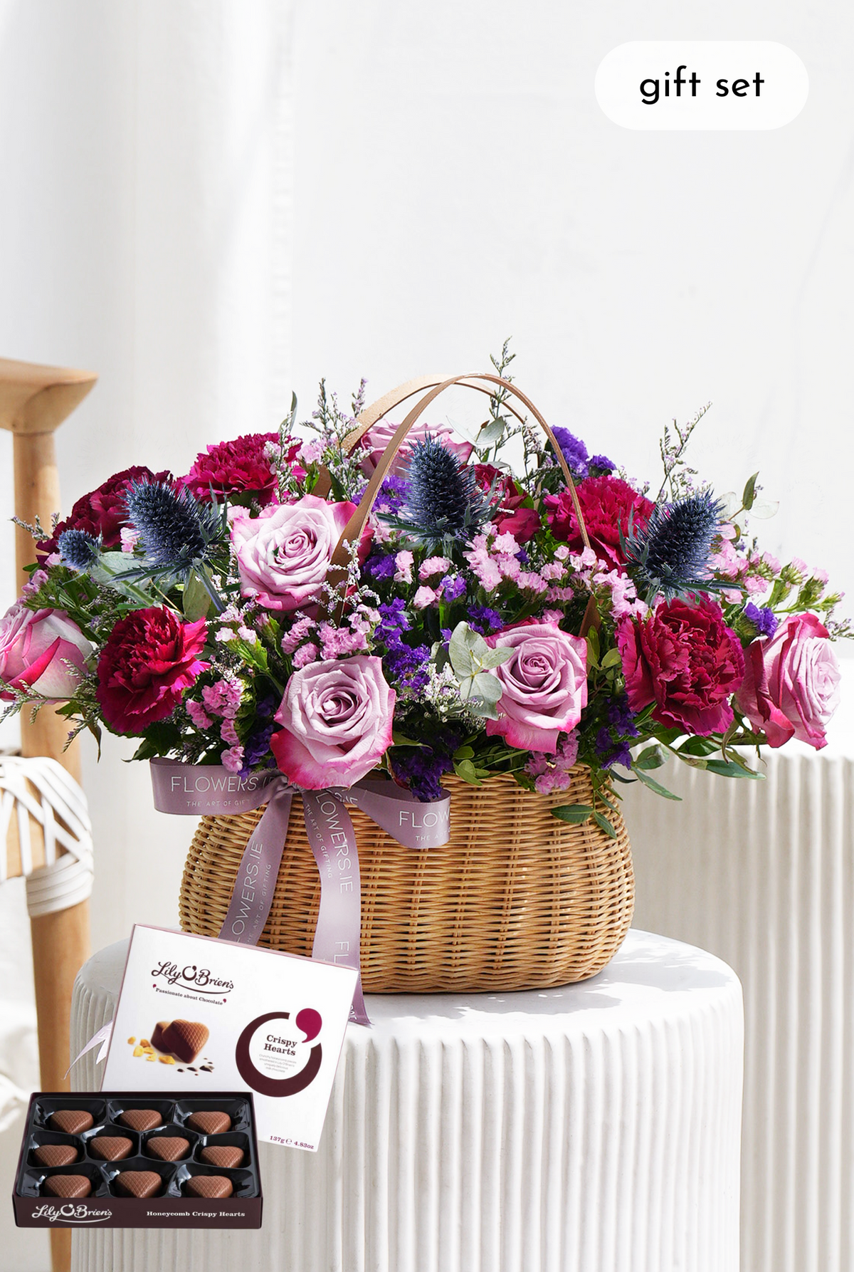 Birthday Lavender Floral - Basket