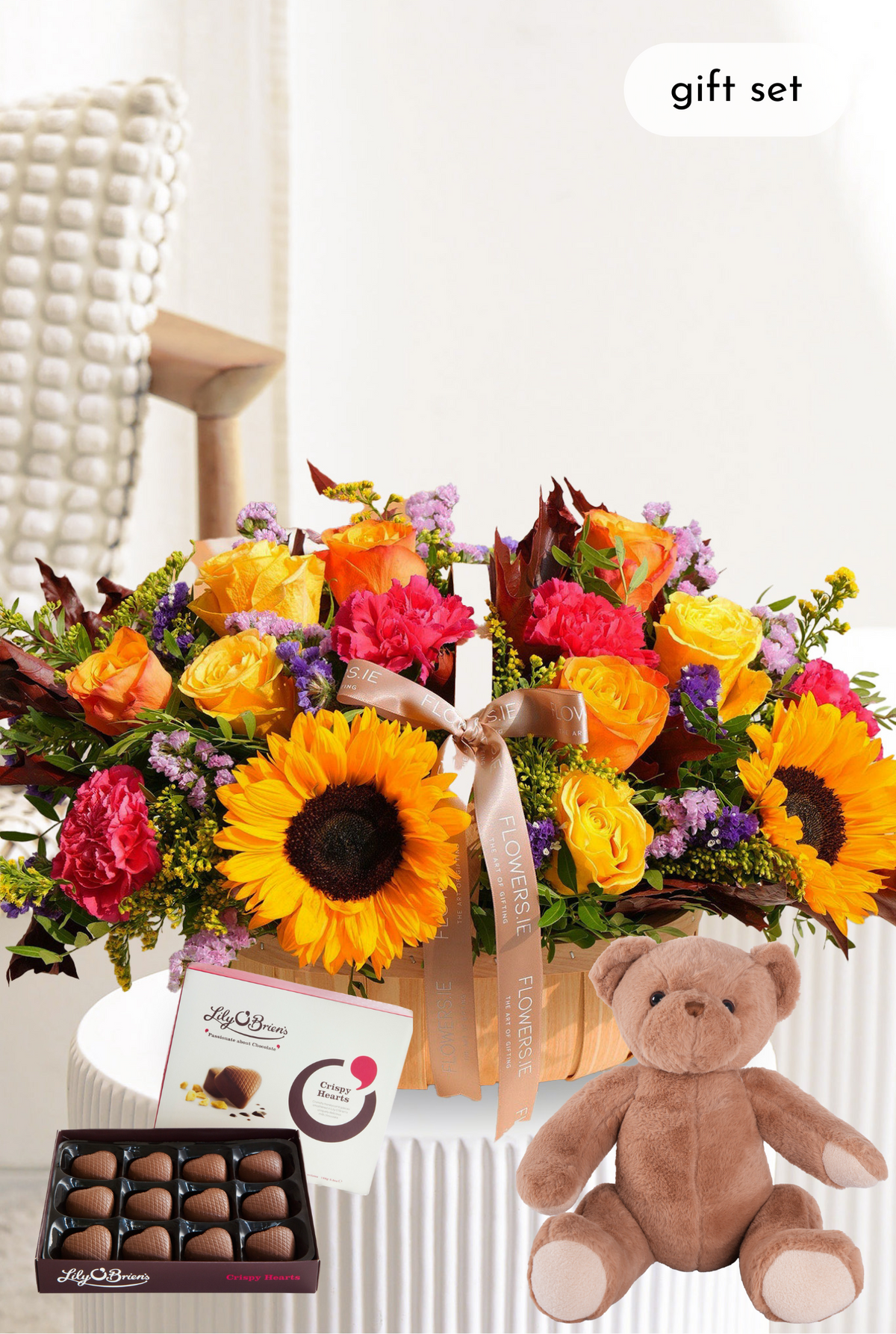 New Baby Autumn Vibrant - Basket Gift Set