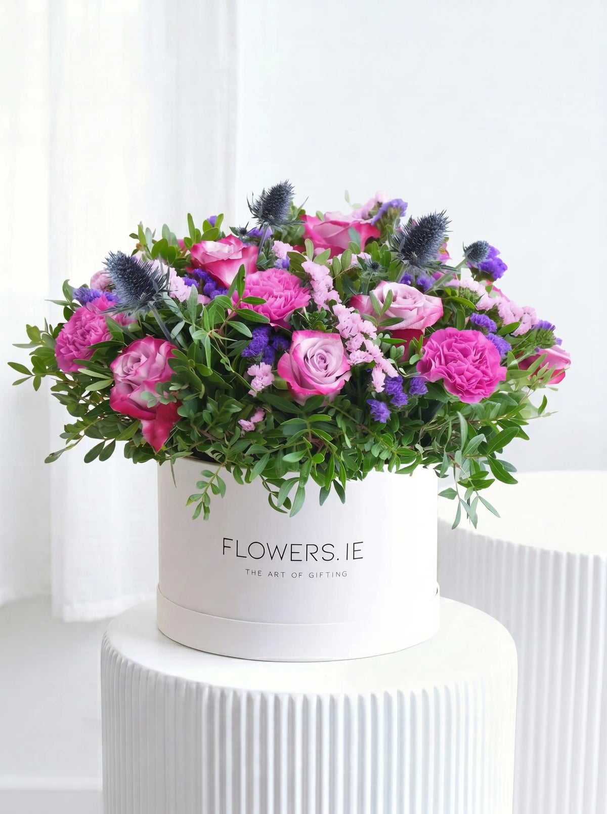 Birthday Lavender Floral - Hatbox