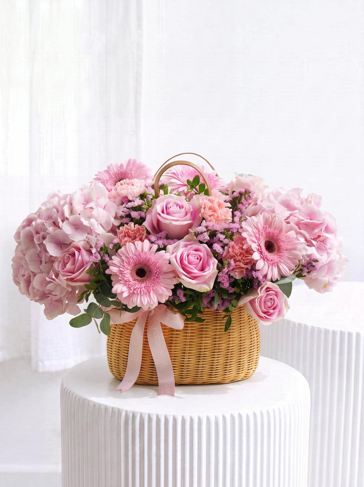 New Baby Pretty Pink - Basket
