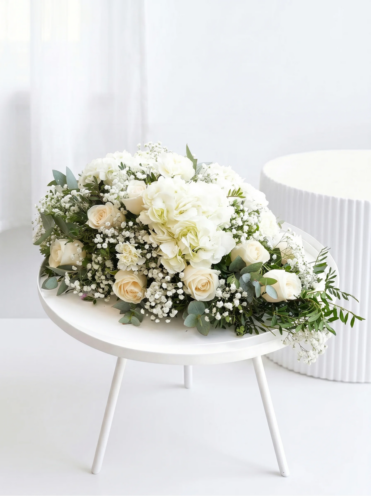 Perfect White Funeral Spray