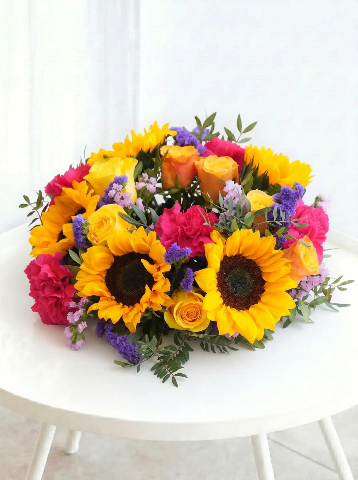 Vibrant Funeral Wreath