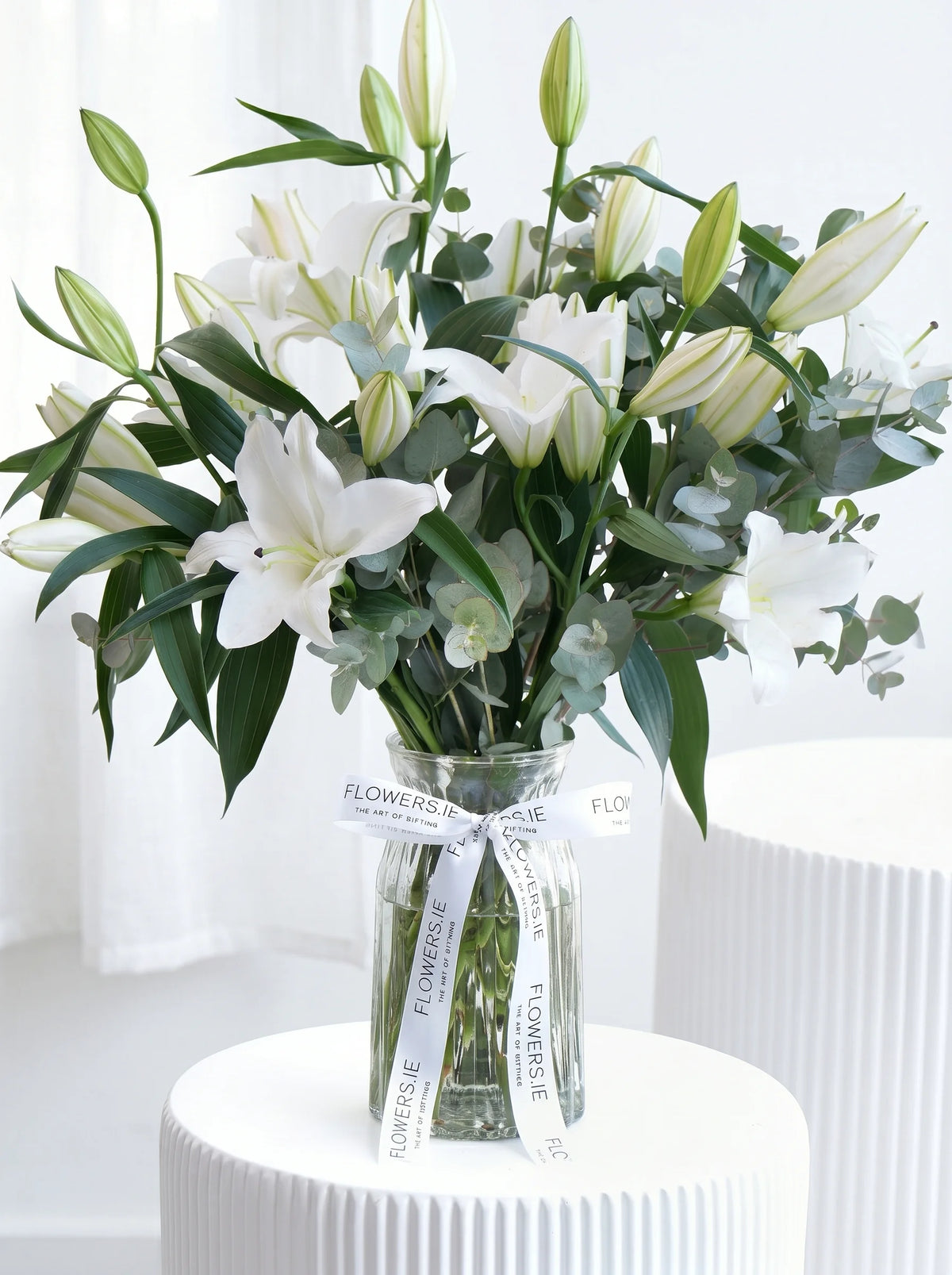 White Scented Lily - Vase