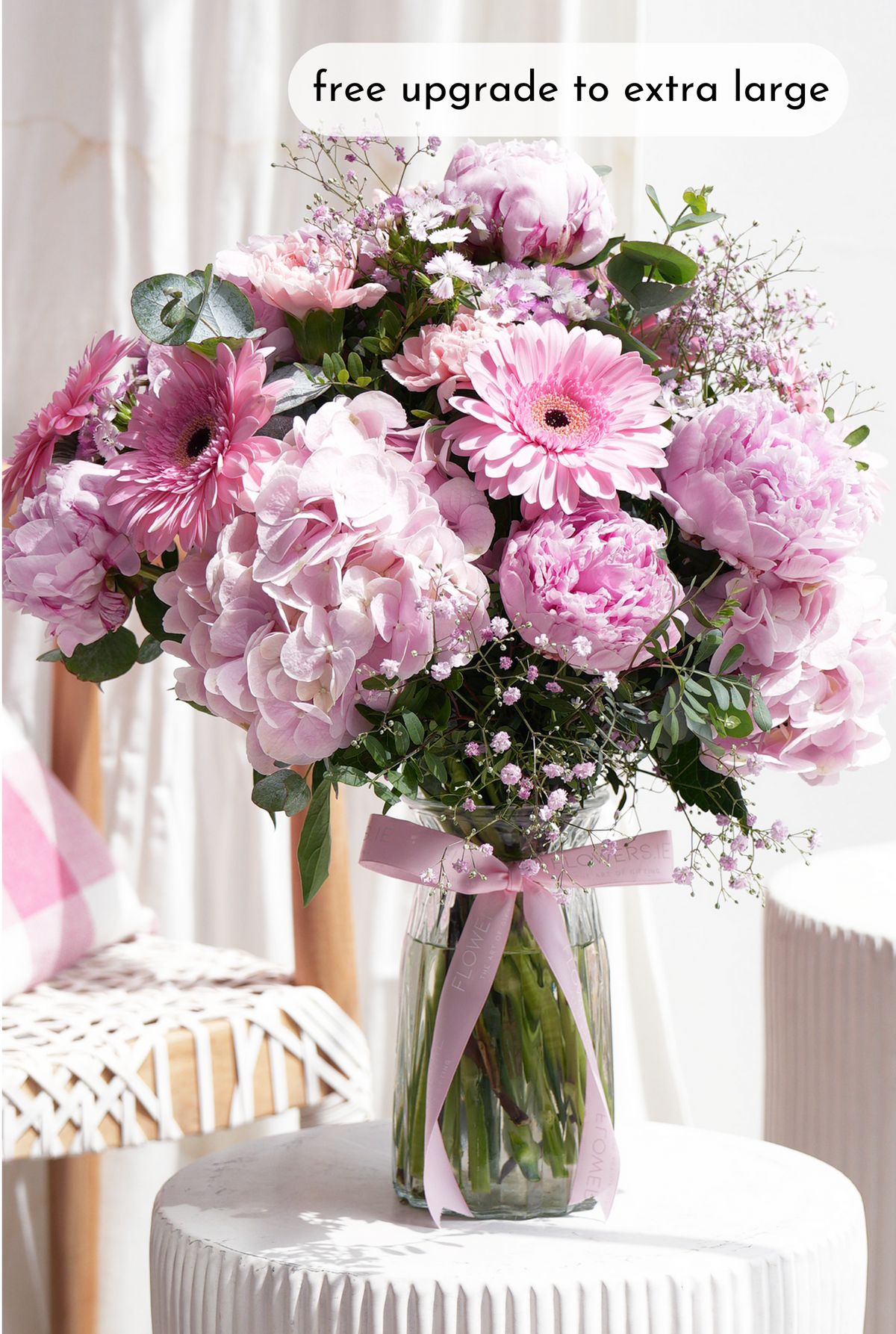 Peony Pretty Pink - Vase