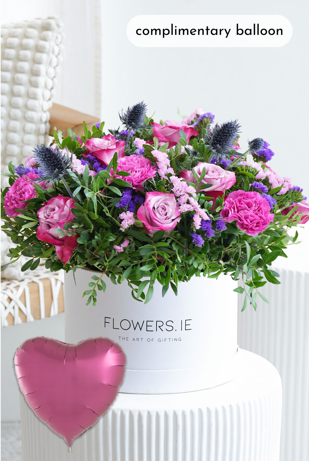 Lavender Floral - Hatbox