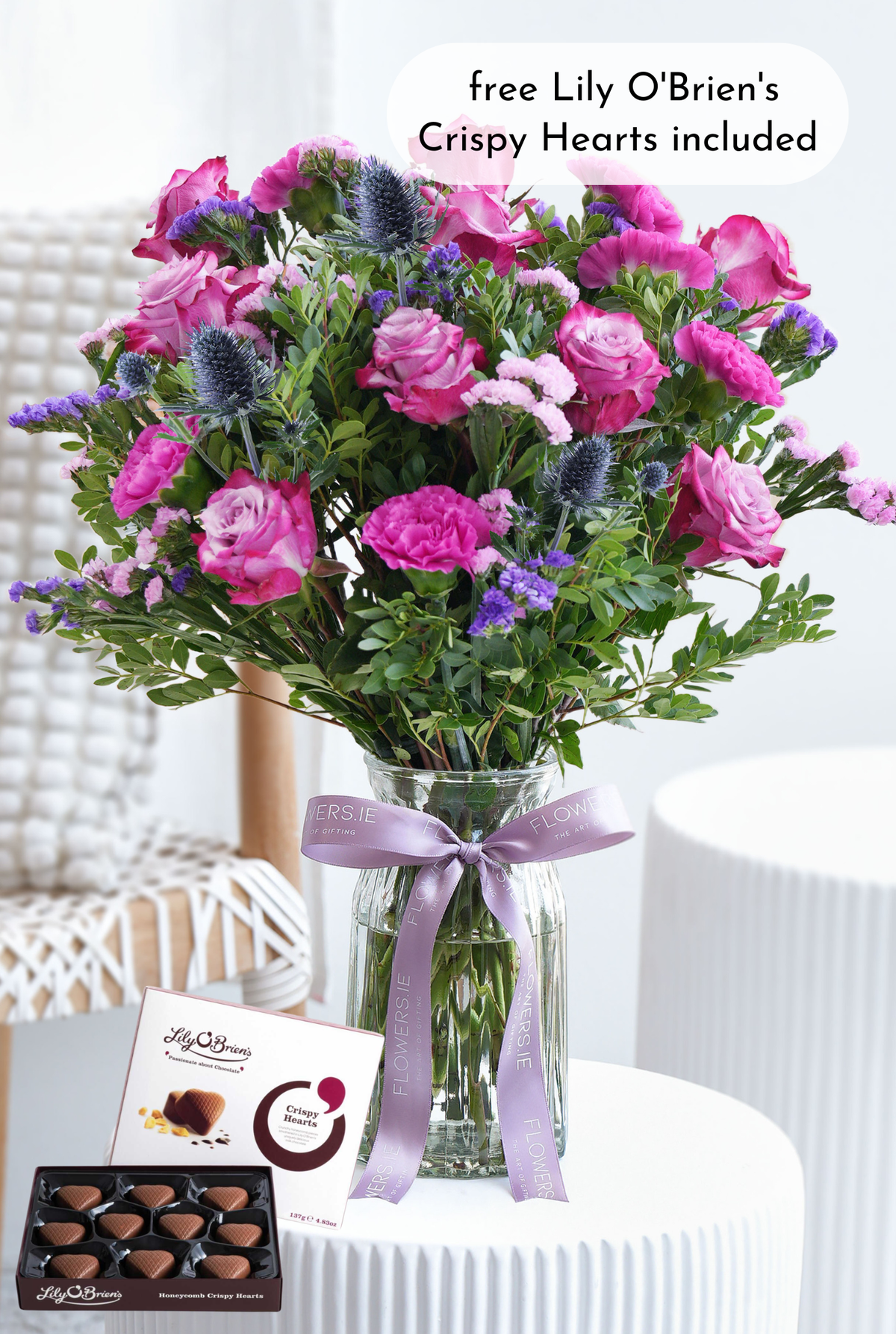 Lavender Floral - Vase