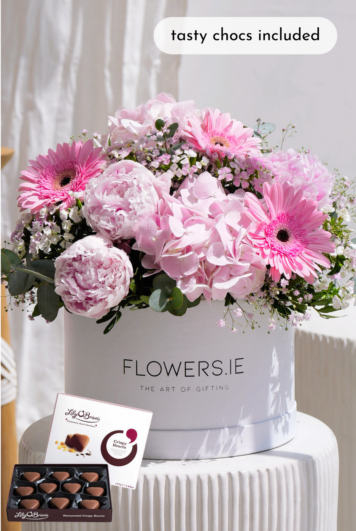 Peony Pretty Pink - Hatbox