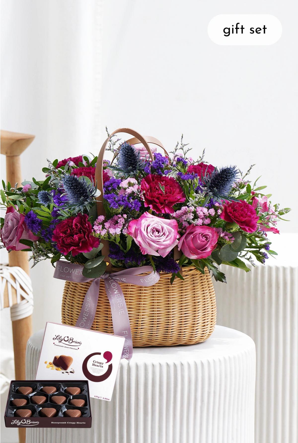 Lavender Floral - Basket