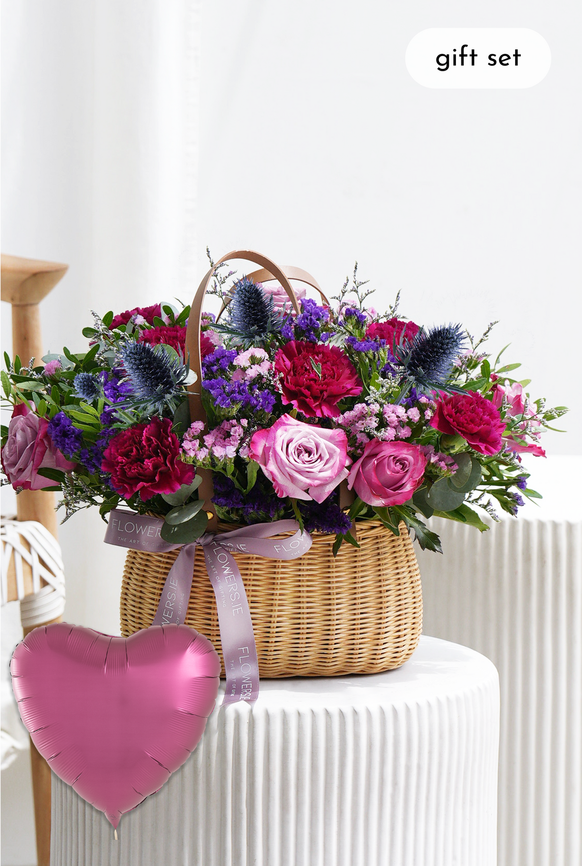 Lavender Floral - Basket