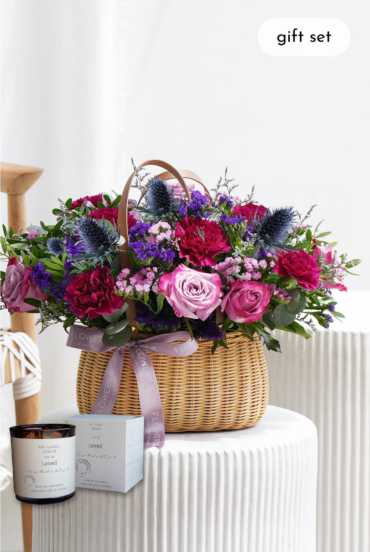 Lavender Floral - Basket