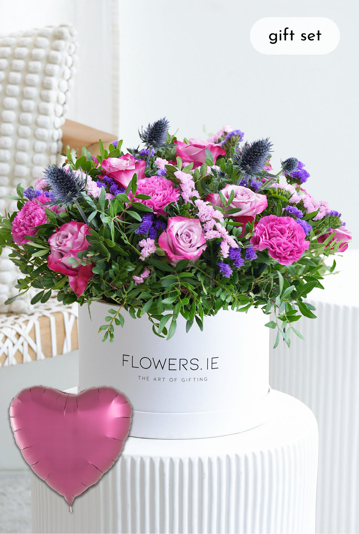 Lavender Floral - Hatbox