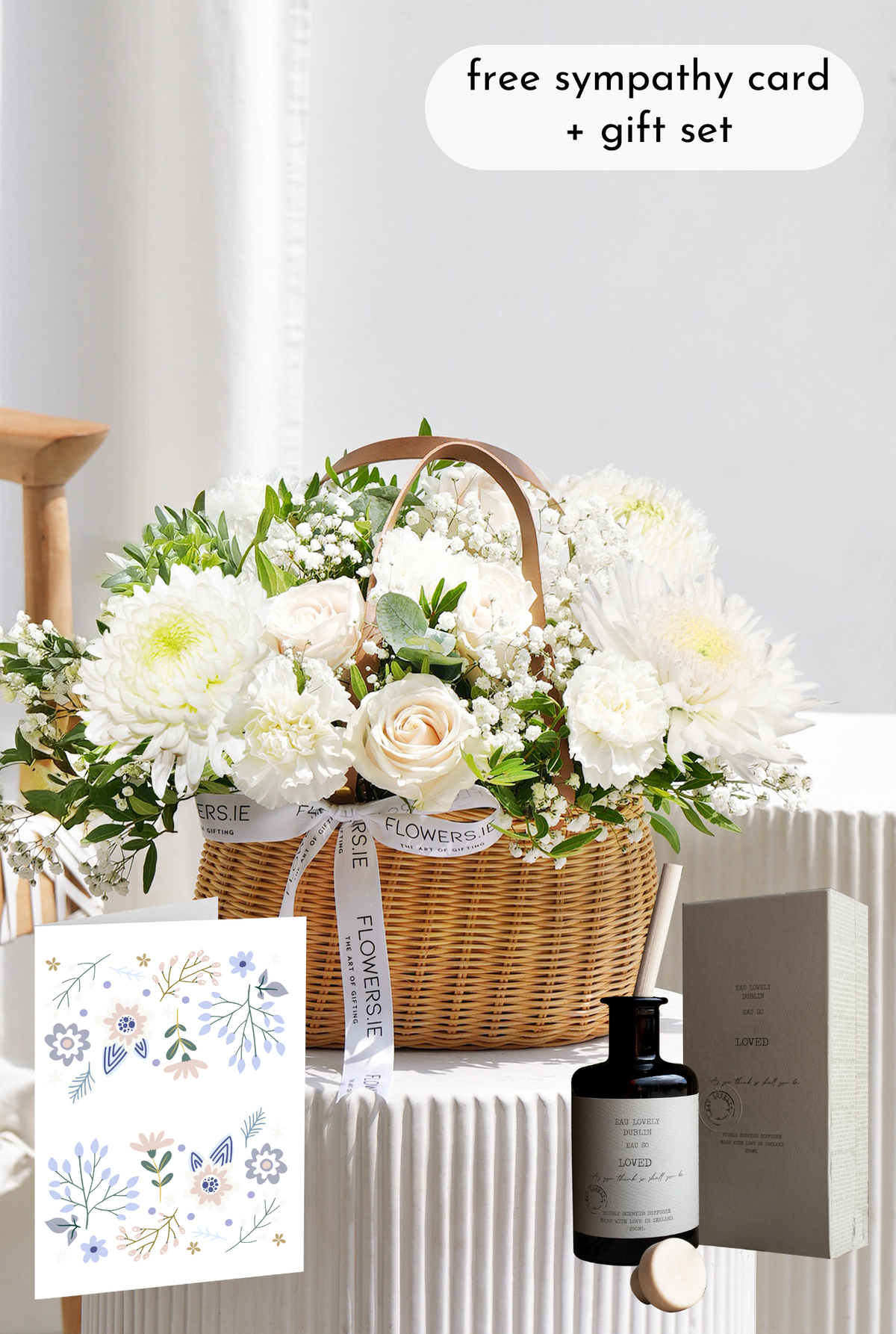 Sympathy White Serenity - Basket