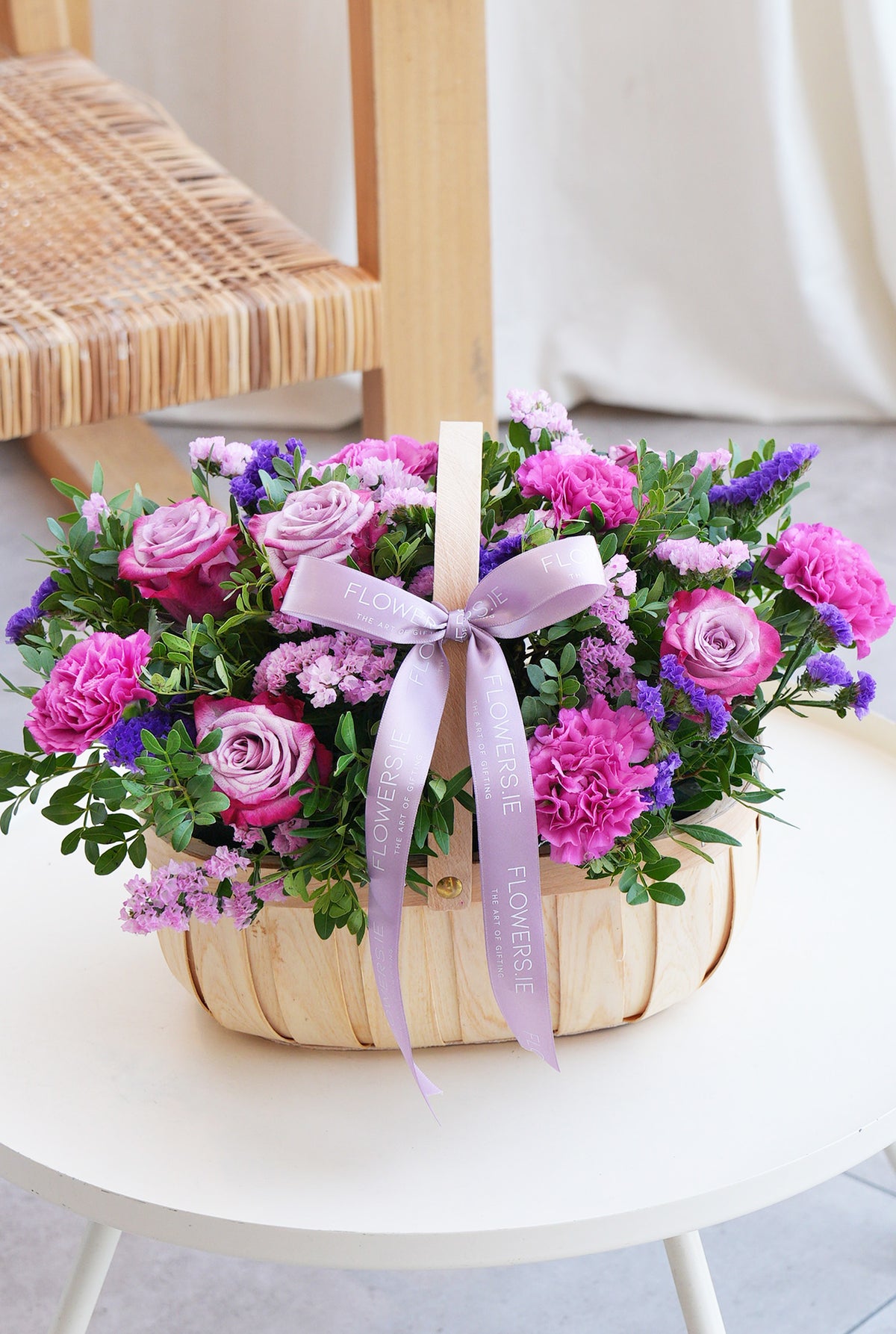 Birthday Lavender Floral - Basket