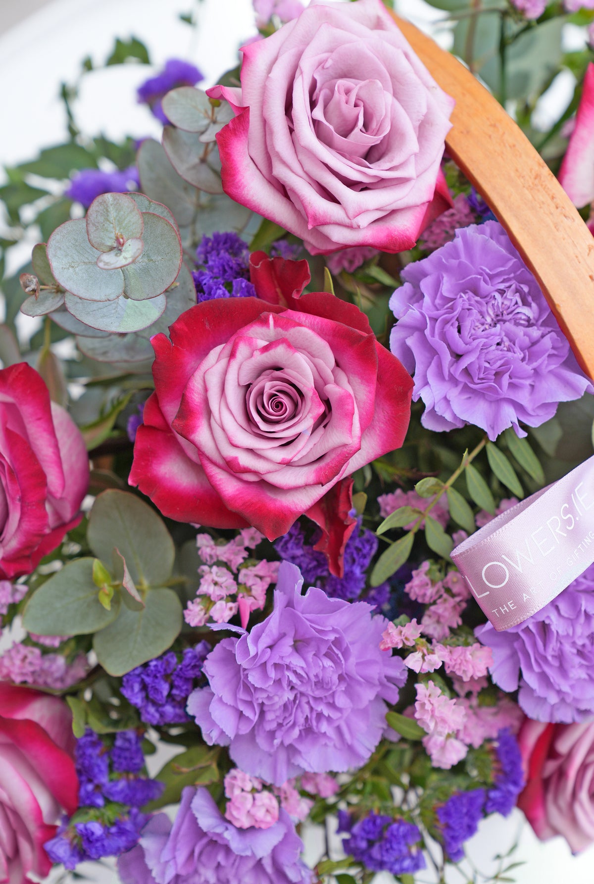 Sympathy Lavender Floral - Basket