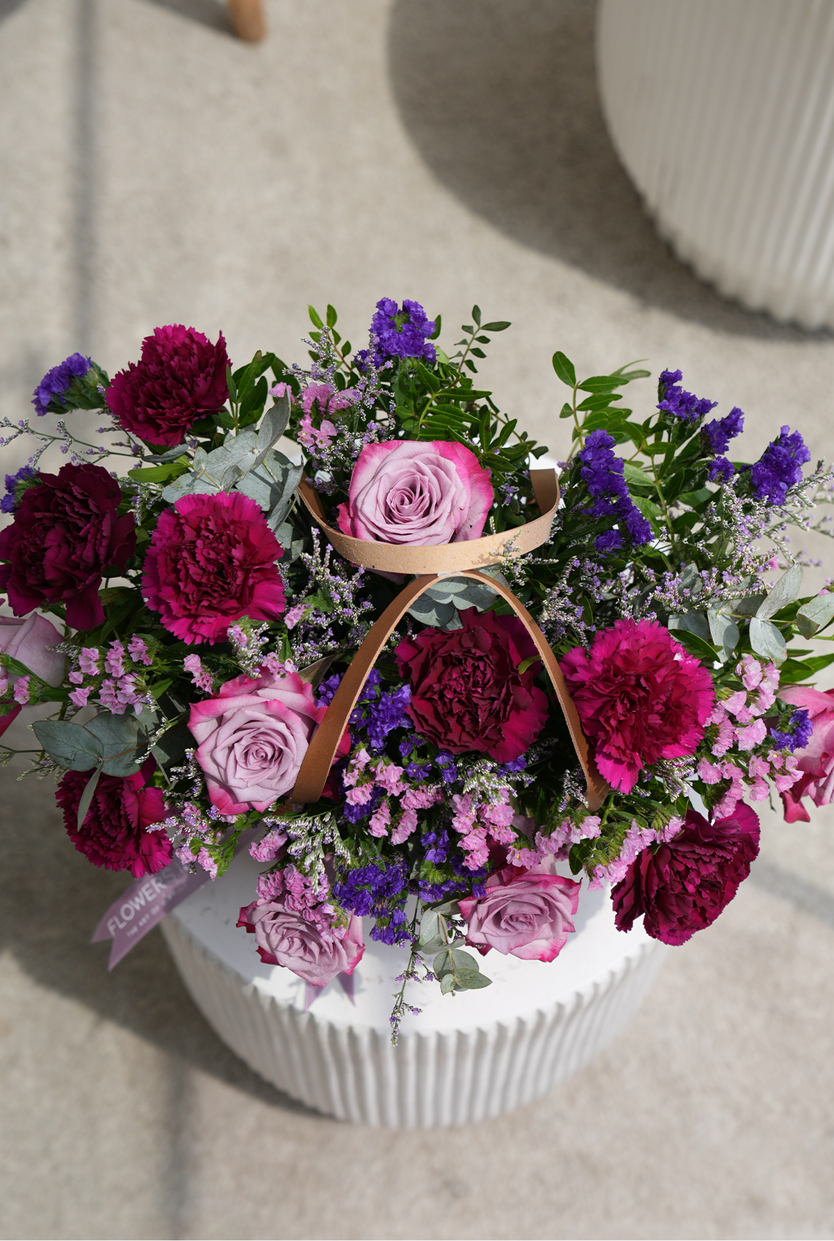New Baby Lavender Floral - Basket
