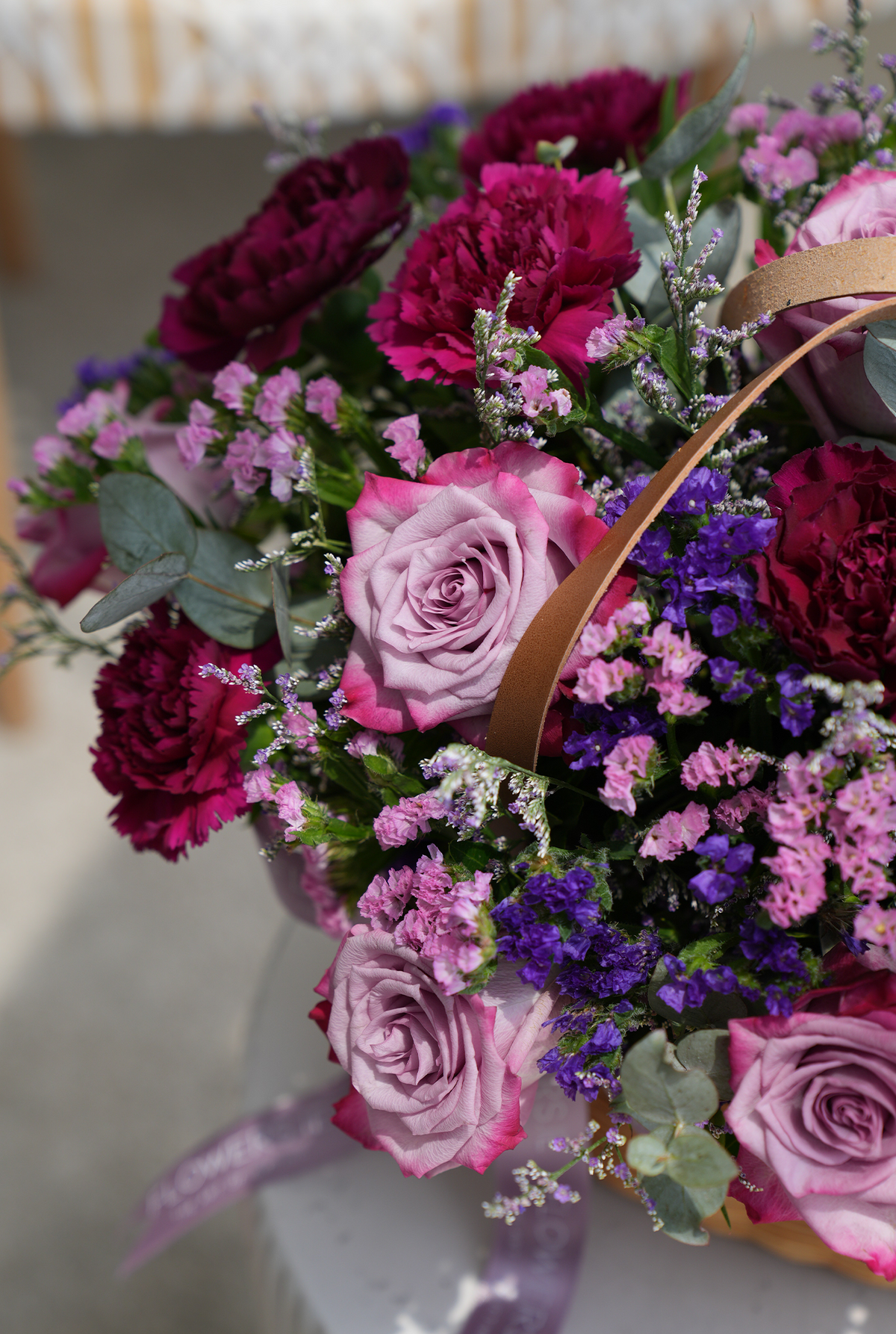 Lavender Floral - Basket