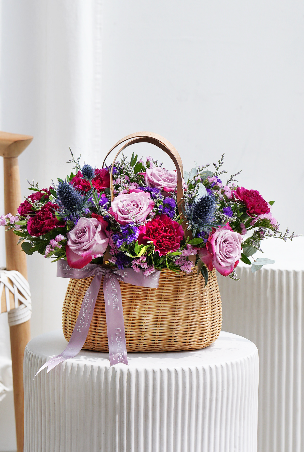 Lavender Floral - Basket