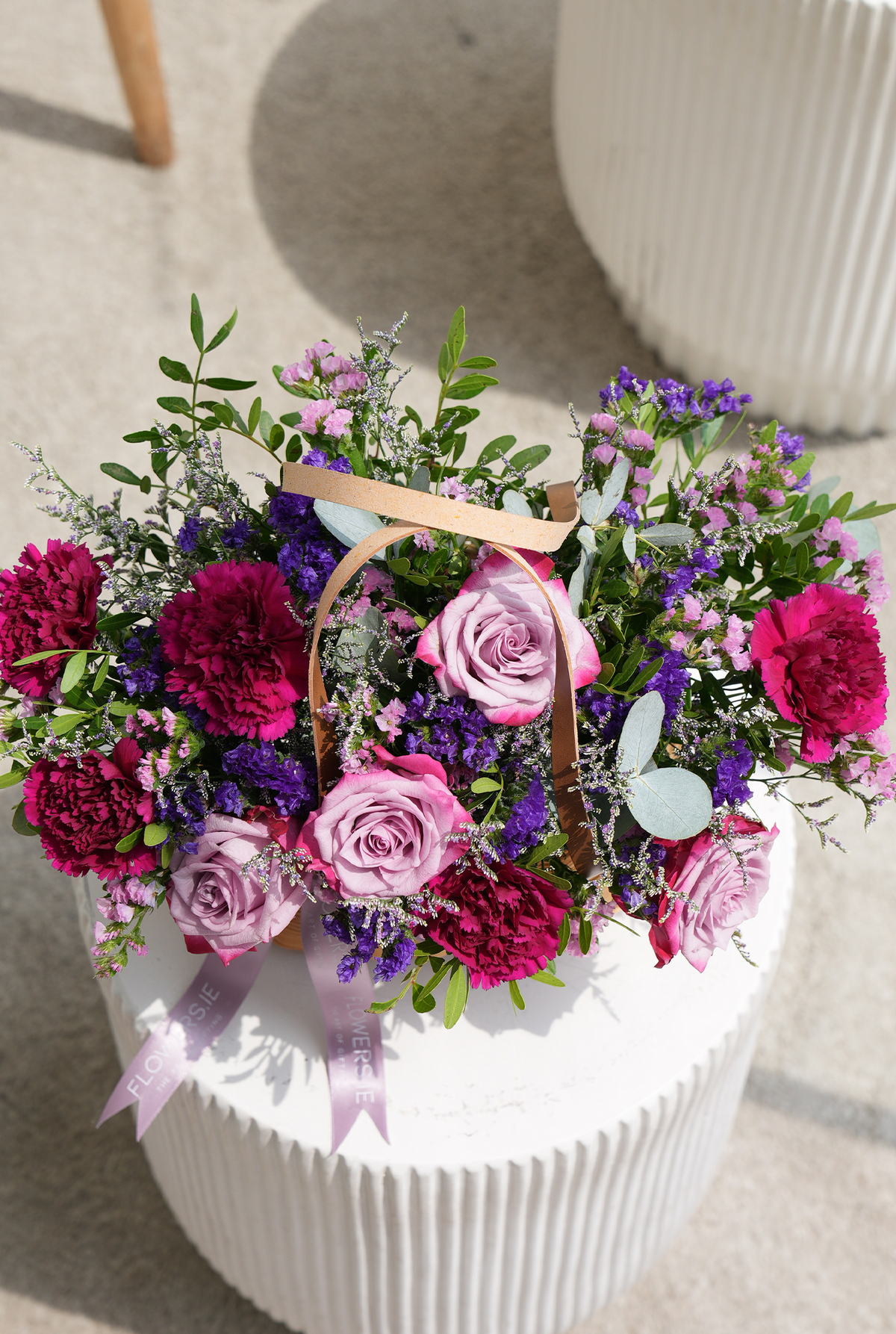 Lavender Floral - Basket