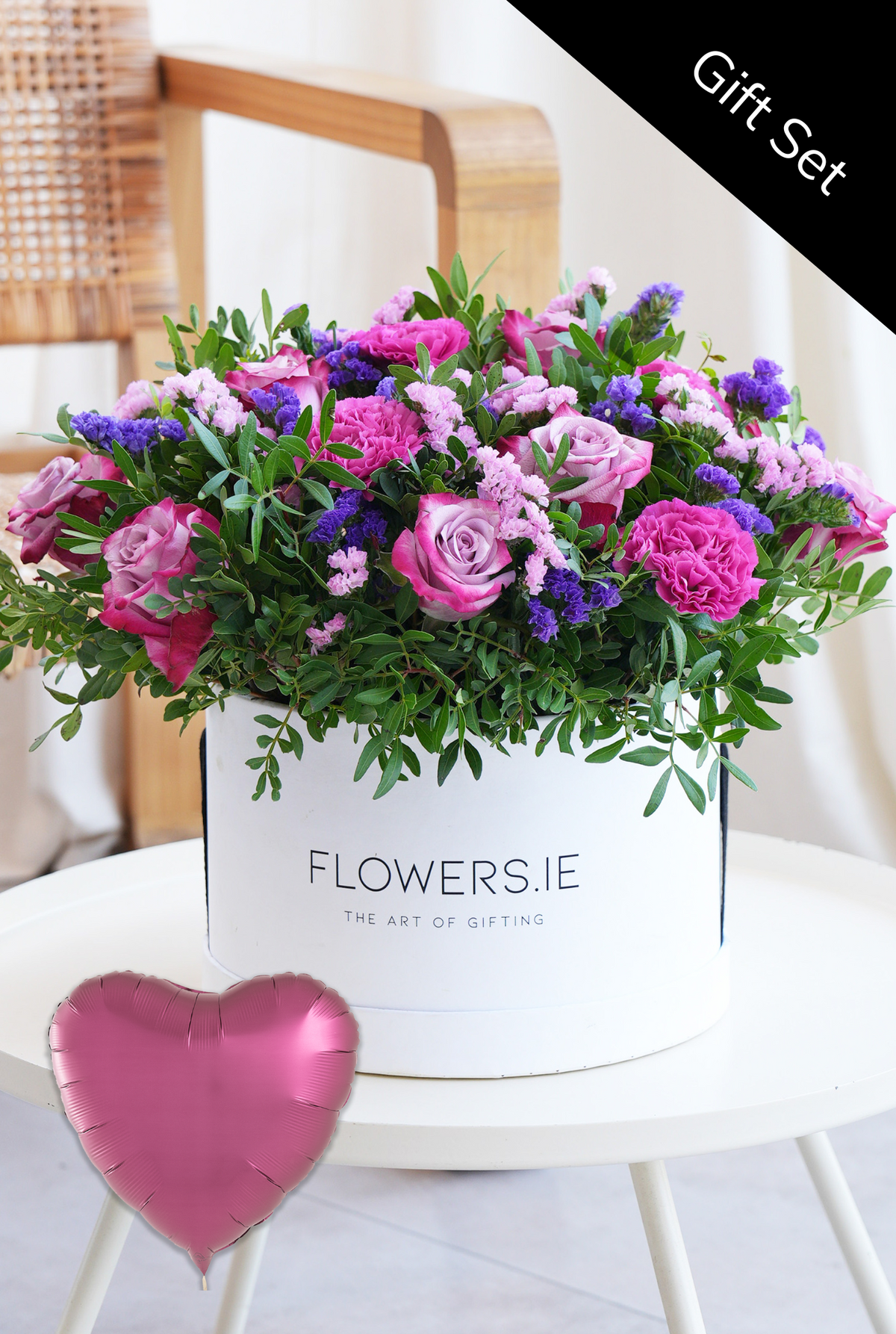 Birthday Lavender Floral - Hatbox