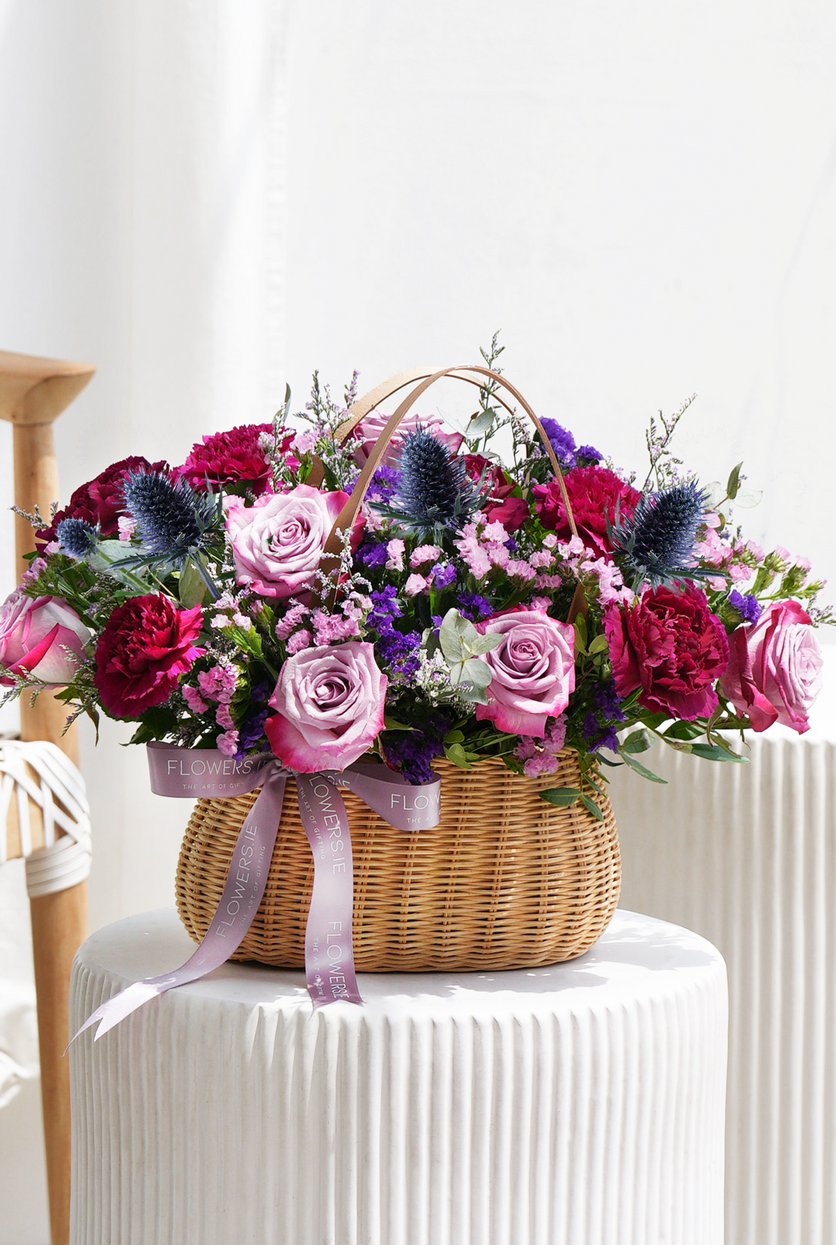 Lavender Floral - Basket