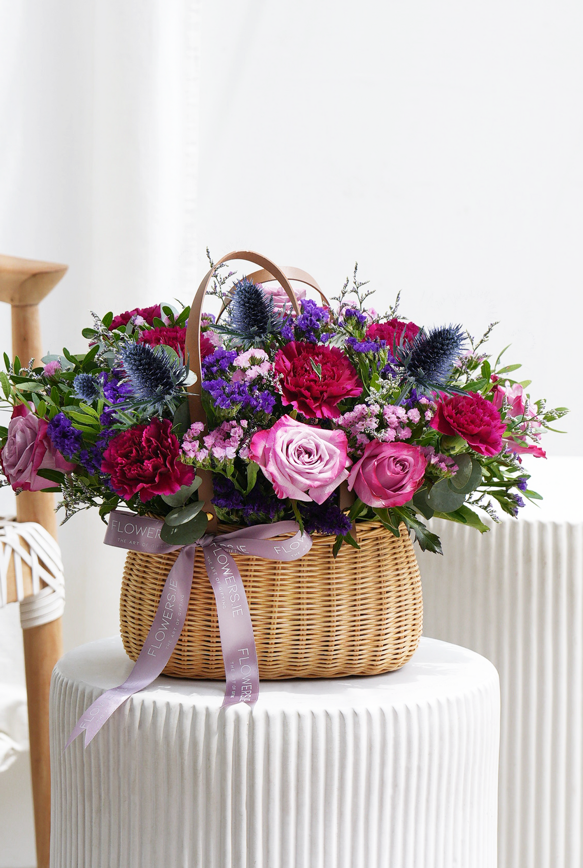 Lavender Floral - Basket