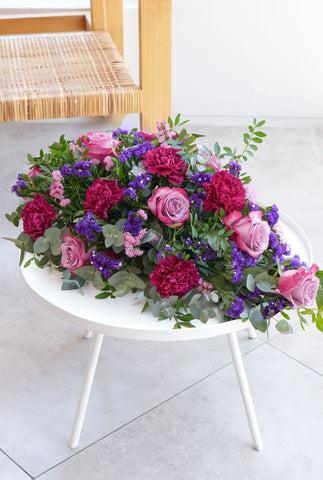 Lavender Floral Funeral Spray