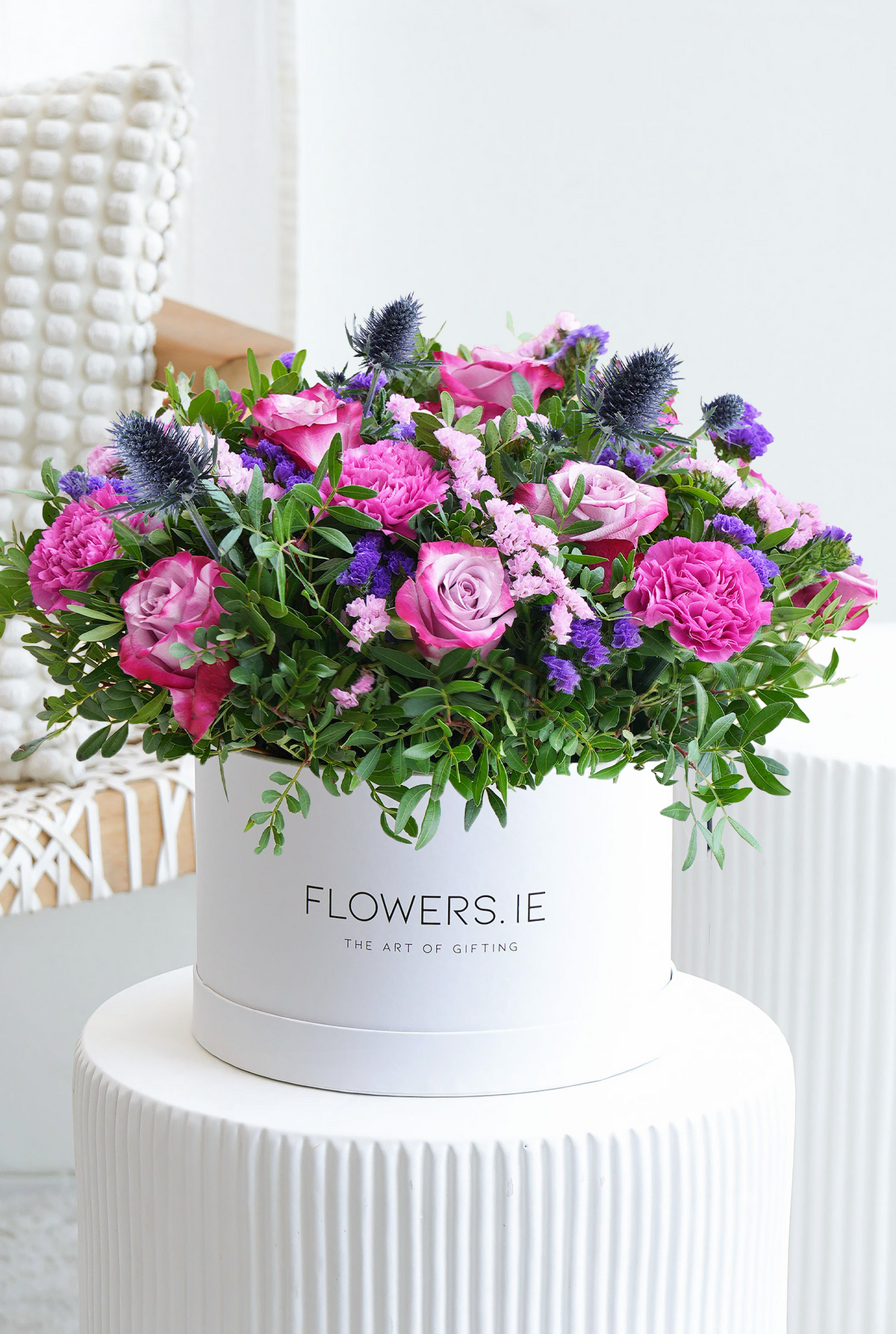 Lavender Floral - Hatbox