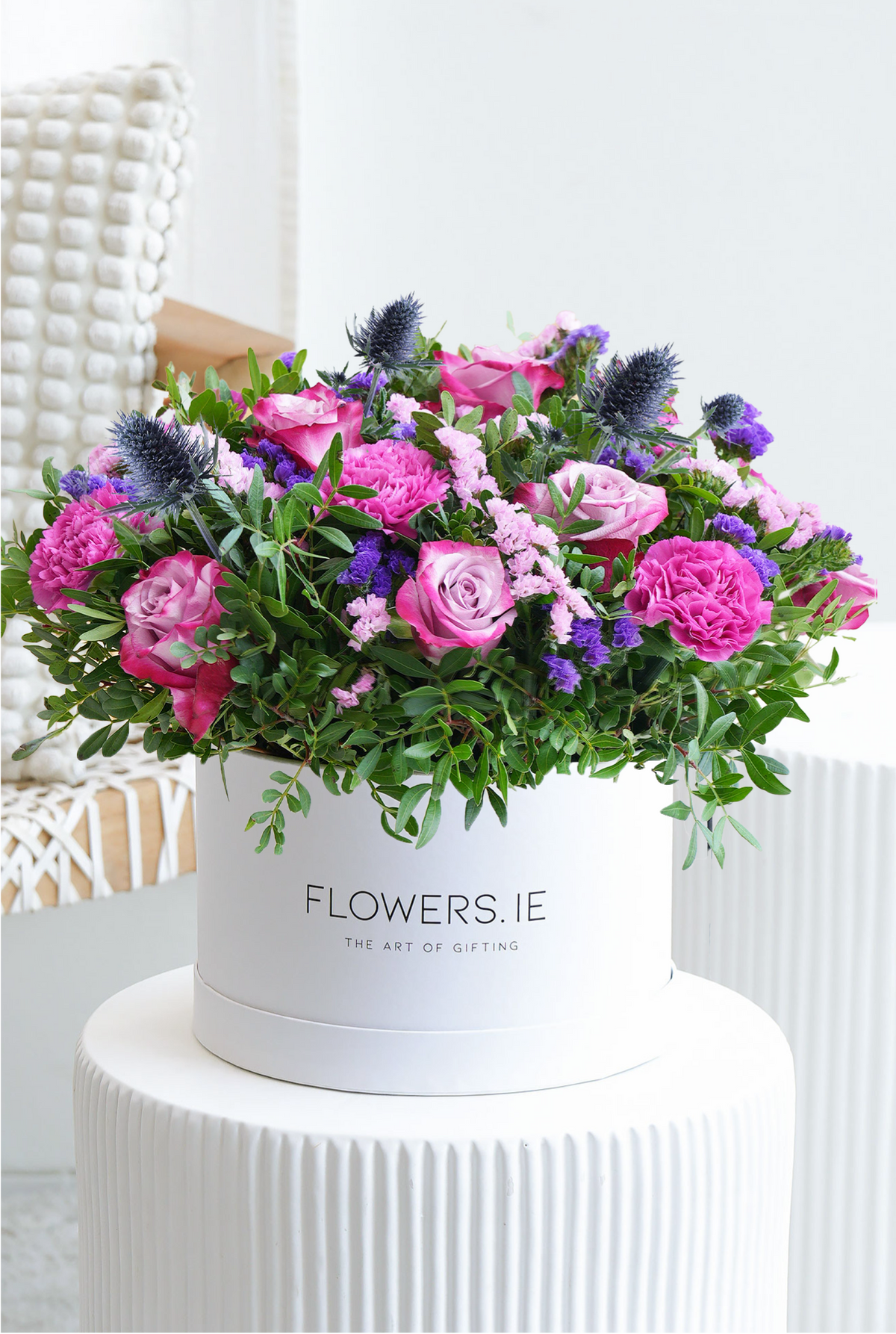 Birthday Lavender Floral - Hatbox