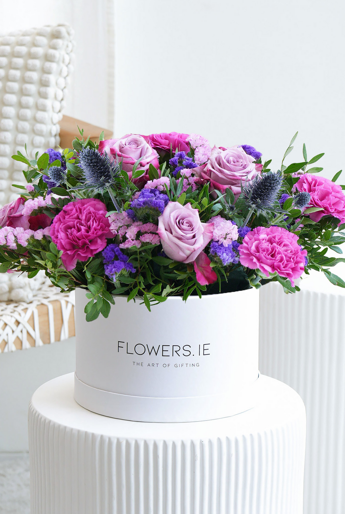 Birthday Lavender Floral - Hatbox