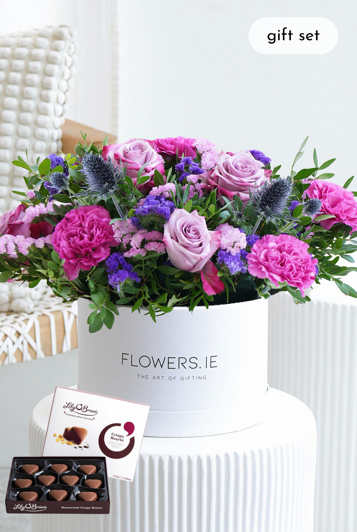 Birthday Lavender Floral - Hatbox