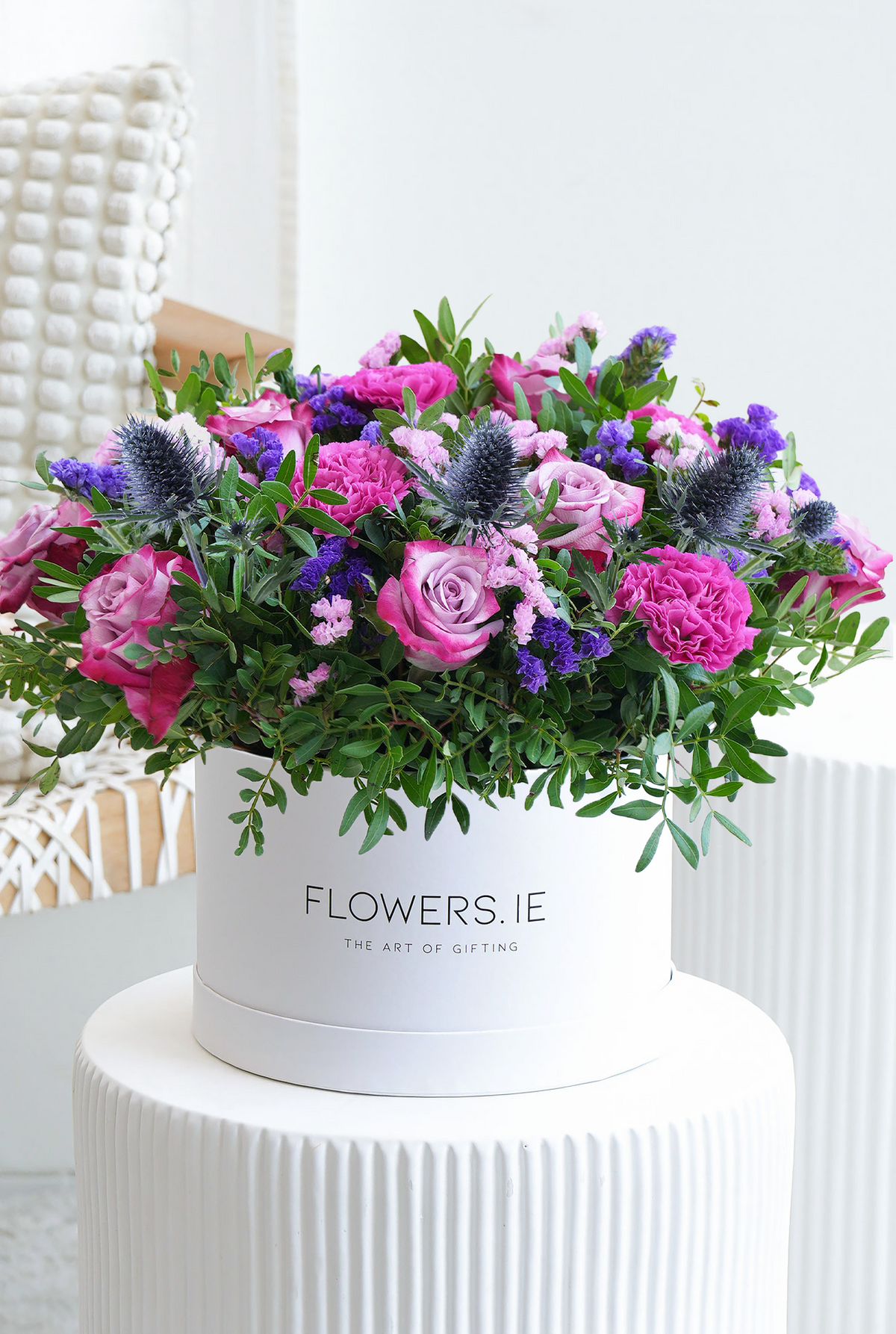 Birthday Lavender Floral - Hatbox