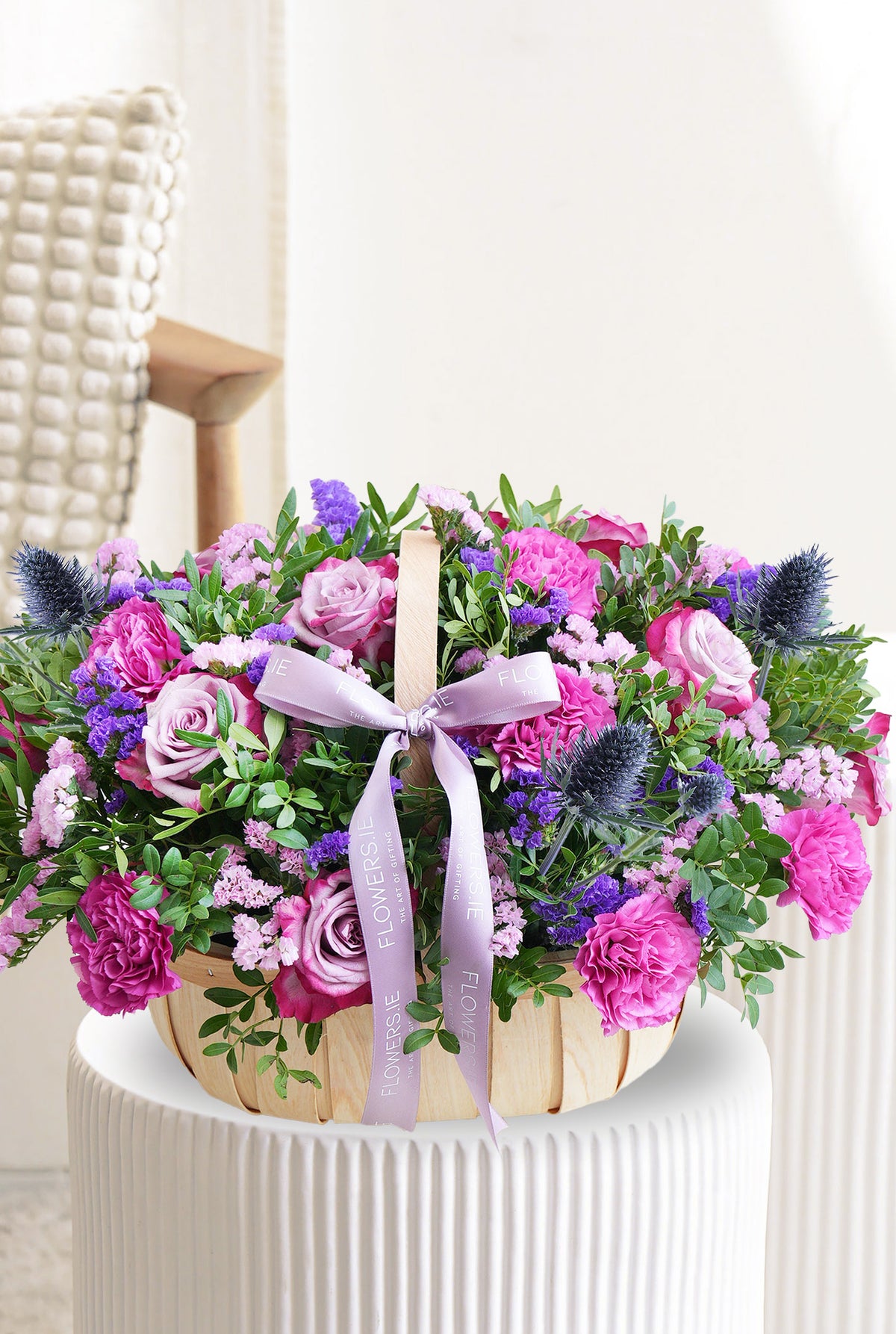 Birthday Lavender Floral - Basket