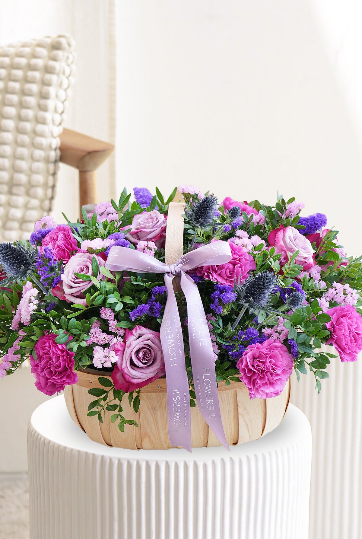 Birthday Lavender Floral - Basket